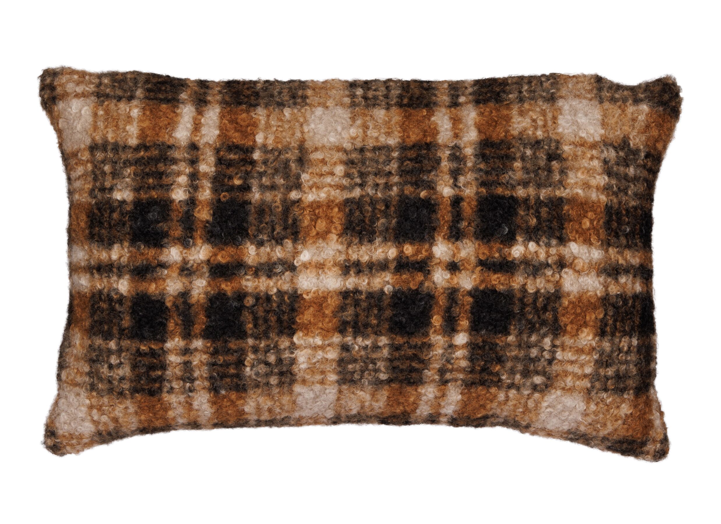 Kussen Squares 50x25cm - stof - bruin - Coussin Squares 50x25cm - tissu - marron