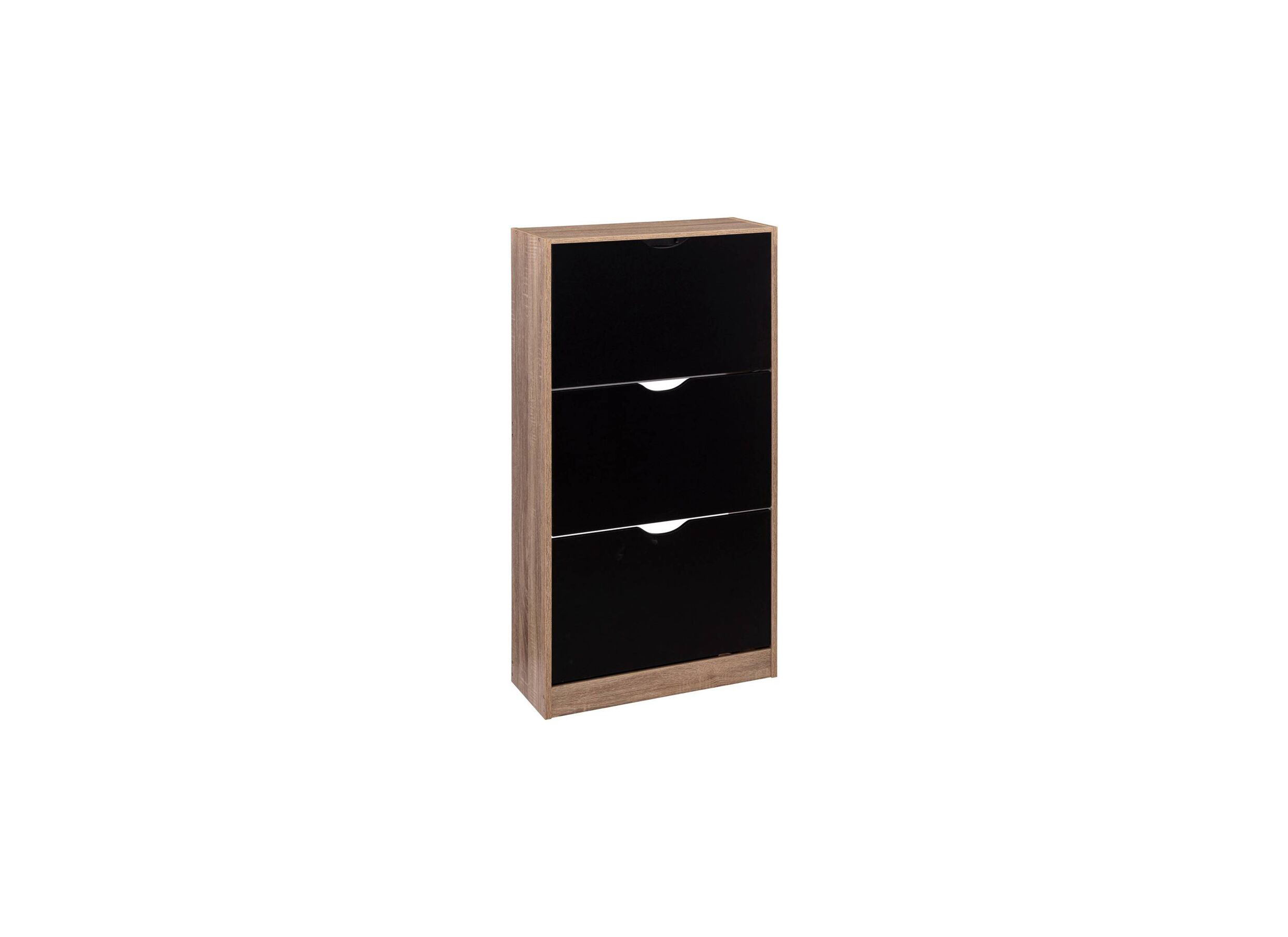 Armoire à chaussures Noir 60x23 - Armoire à chaussures Noir 60x23,3x119,5cm