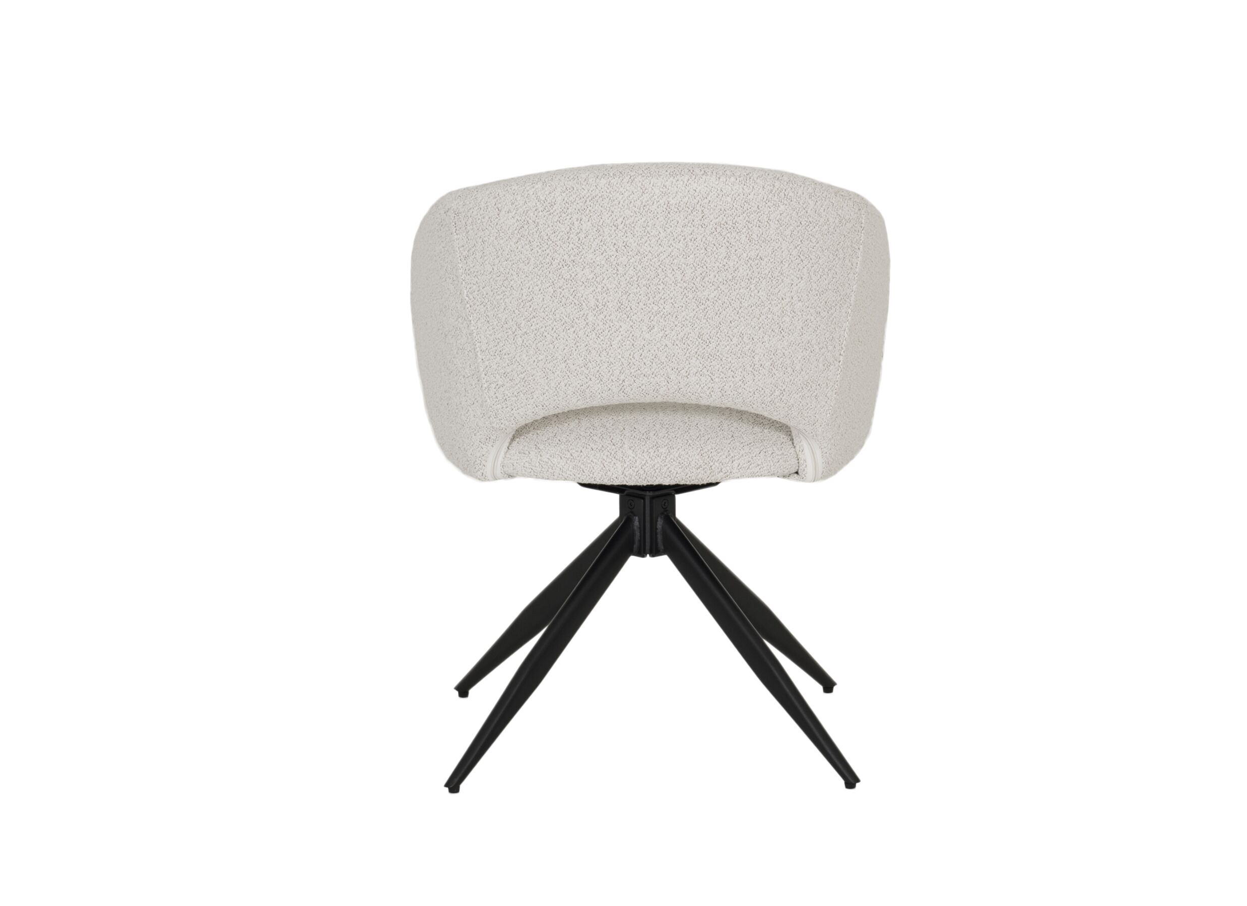 Aperçu - Chaise pivotante Pilar 60,5x58,5x78,5cm - tissu - beige