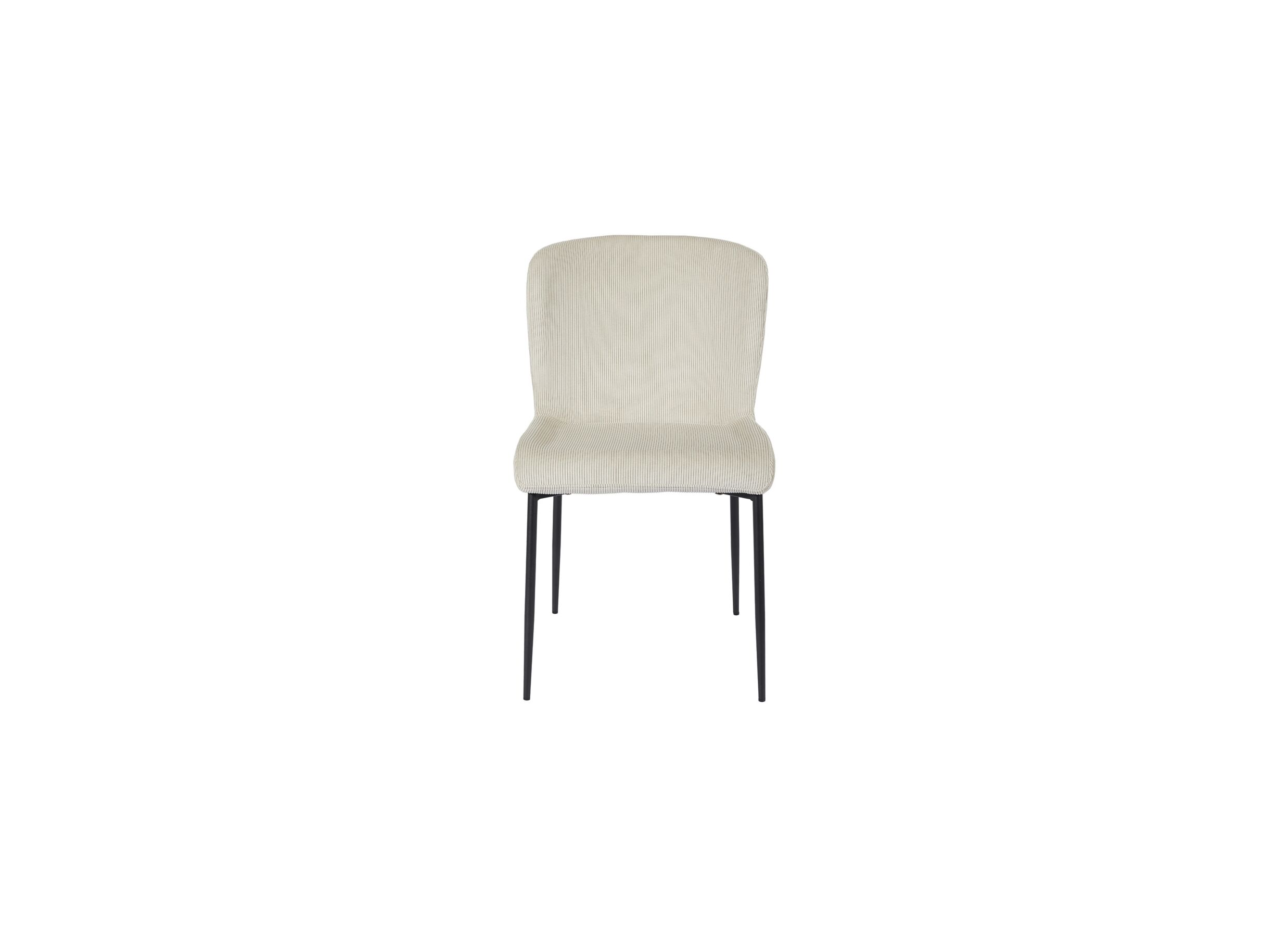 Chaise 50x60x81,5cm - tissu - beige