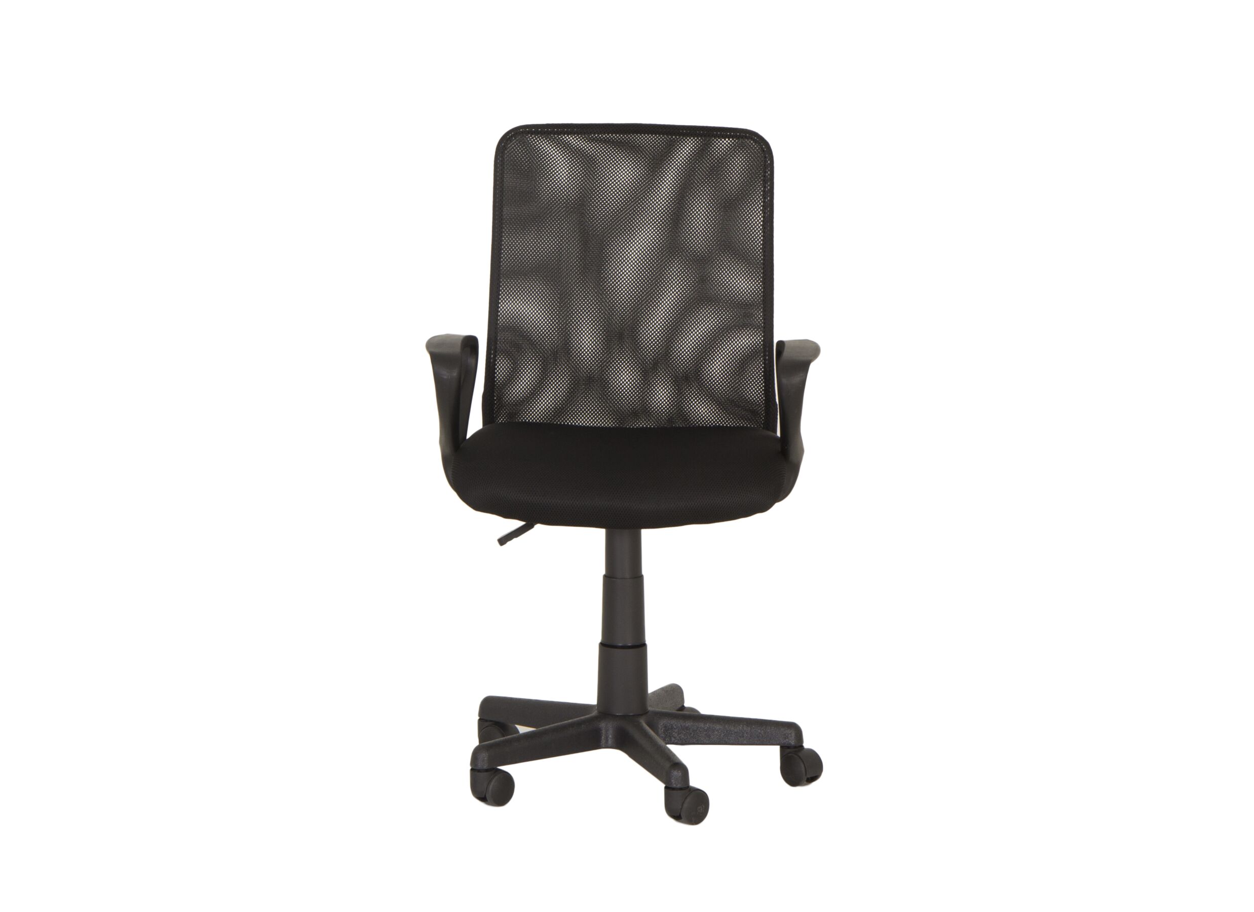 Chaise de bureau Mosquito 56x47x99cm - similicuir - noir