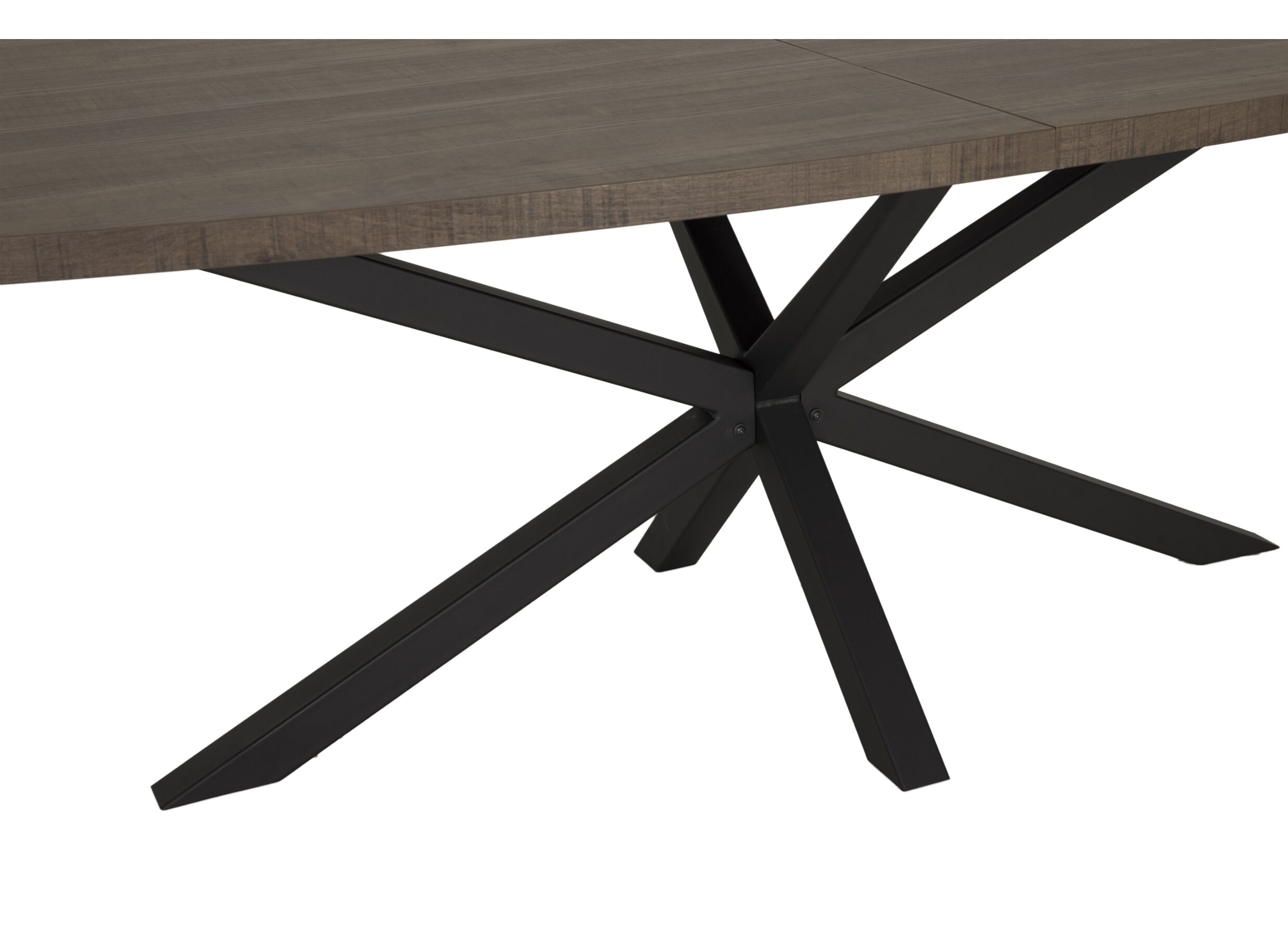Detail - Table Mylo 220/280x120cm - lamulux - dark mango