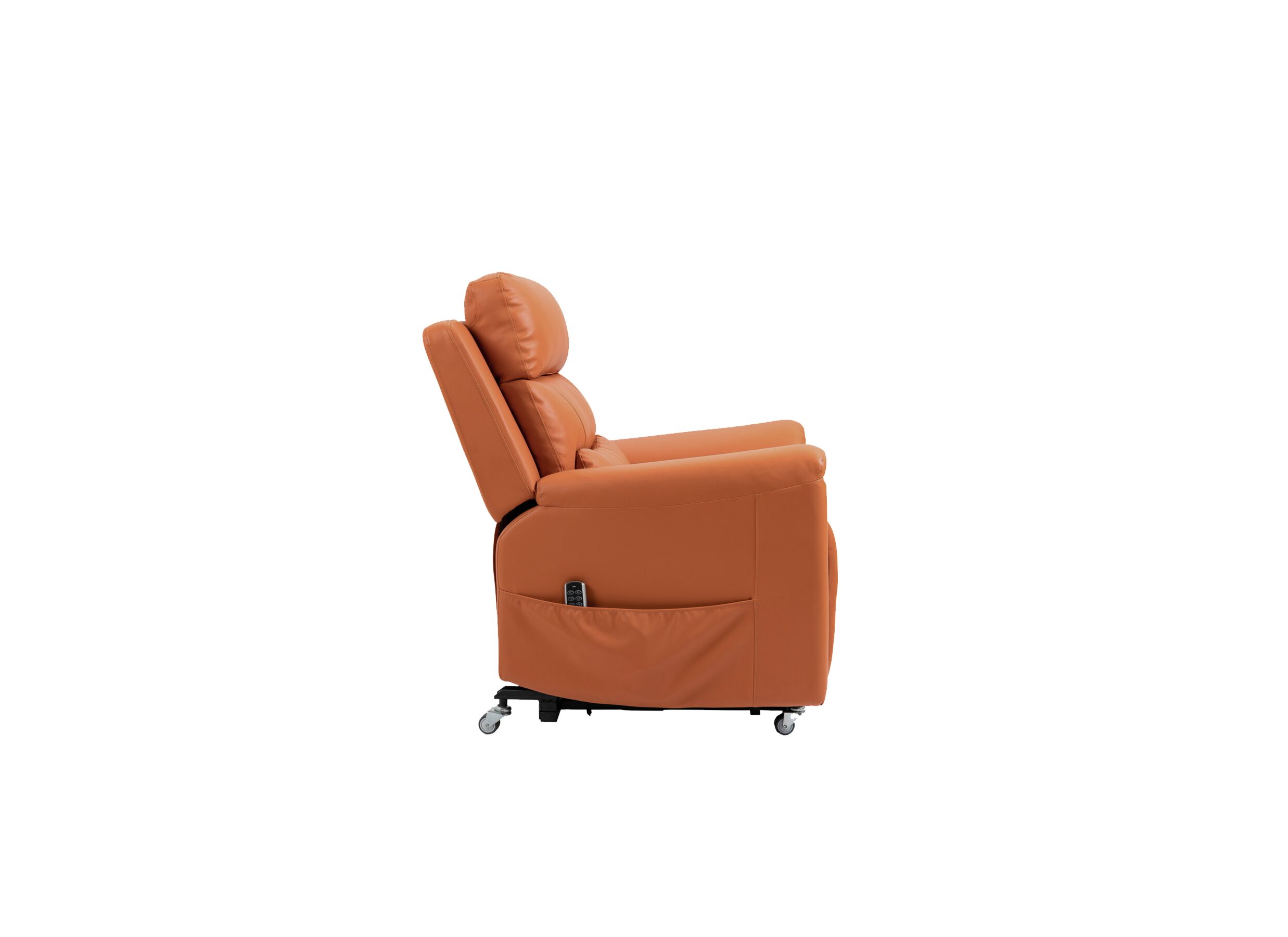 Aperçu - Fauteuil relax Gallery électrique - similicuir - orange