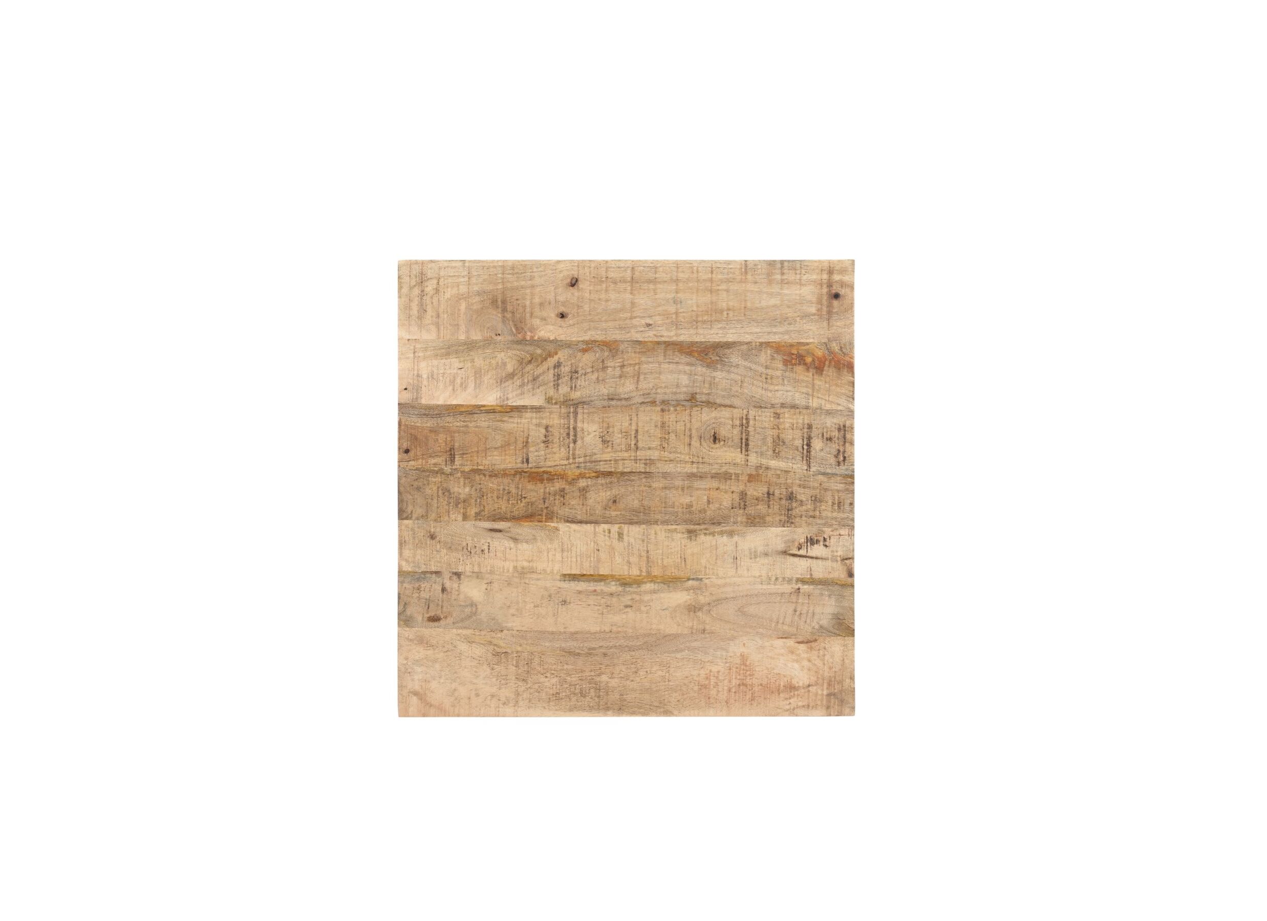 Detail - Table d'appoint Lina 60x60cm lot de 2 - bois massif - naturel