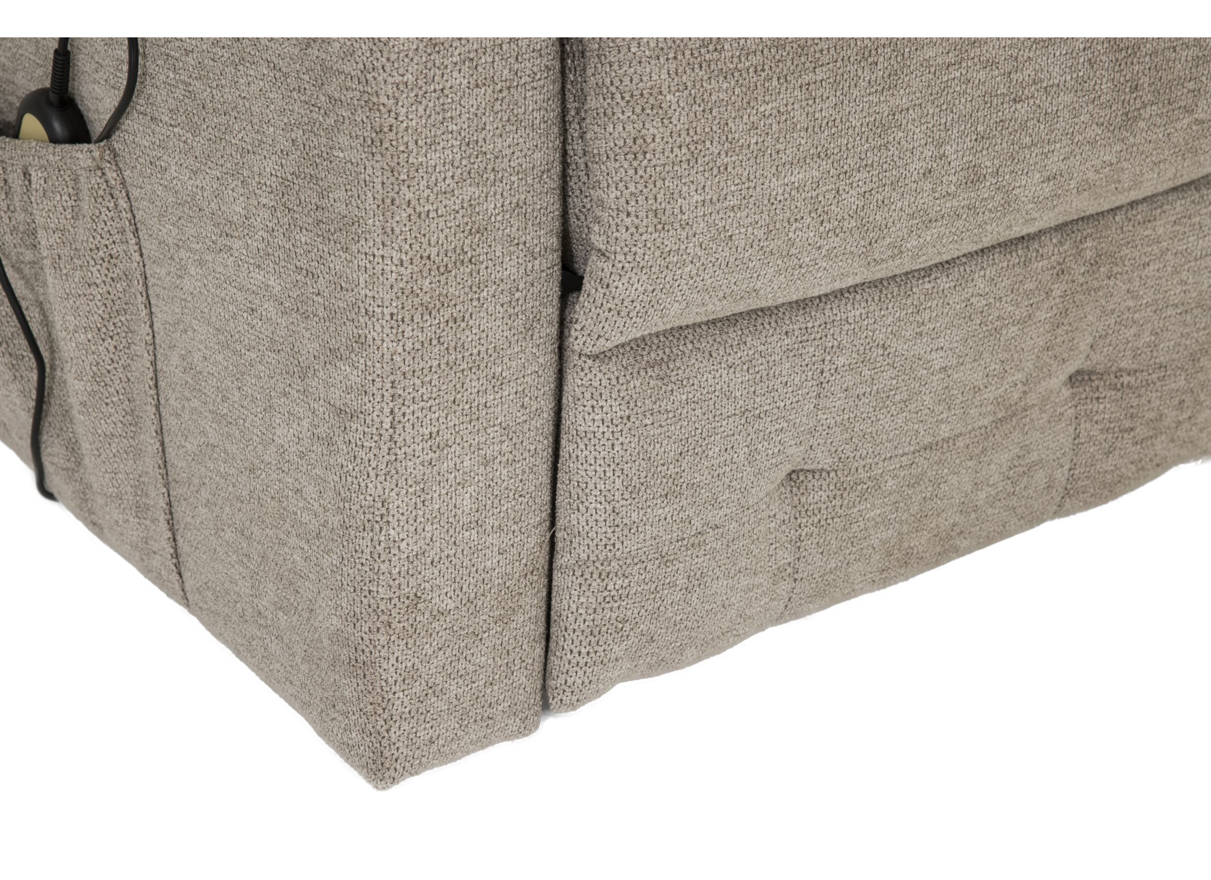 Relaxzetel Cosima elektrisch stof beige