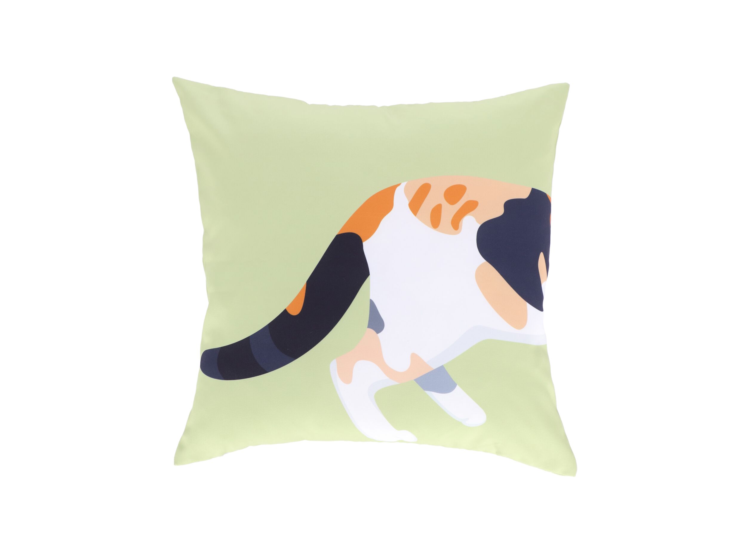 Aperçu - Coussin Outdoor Chat 49x49cm - tissu - multicolor