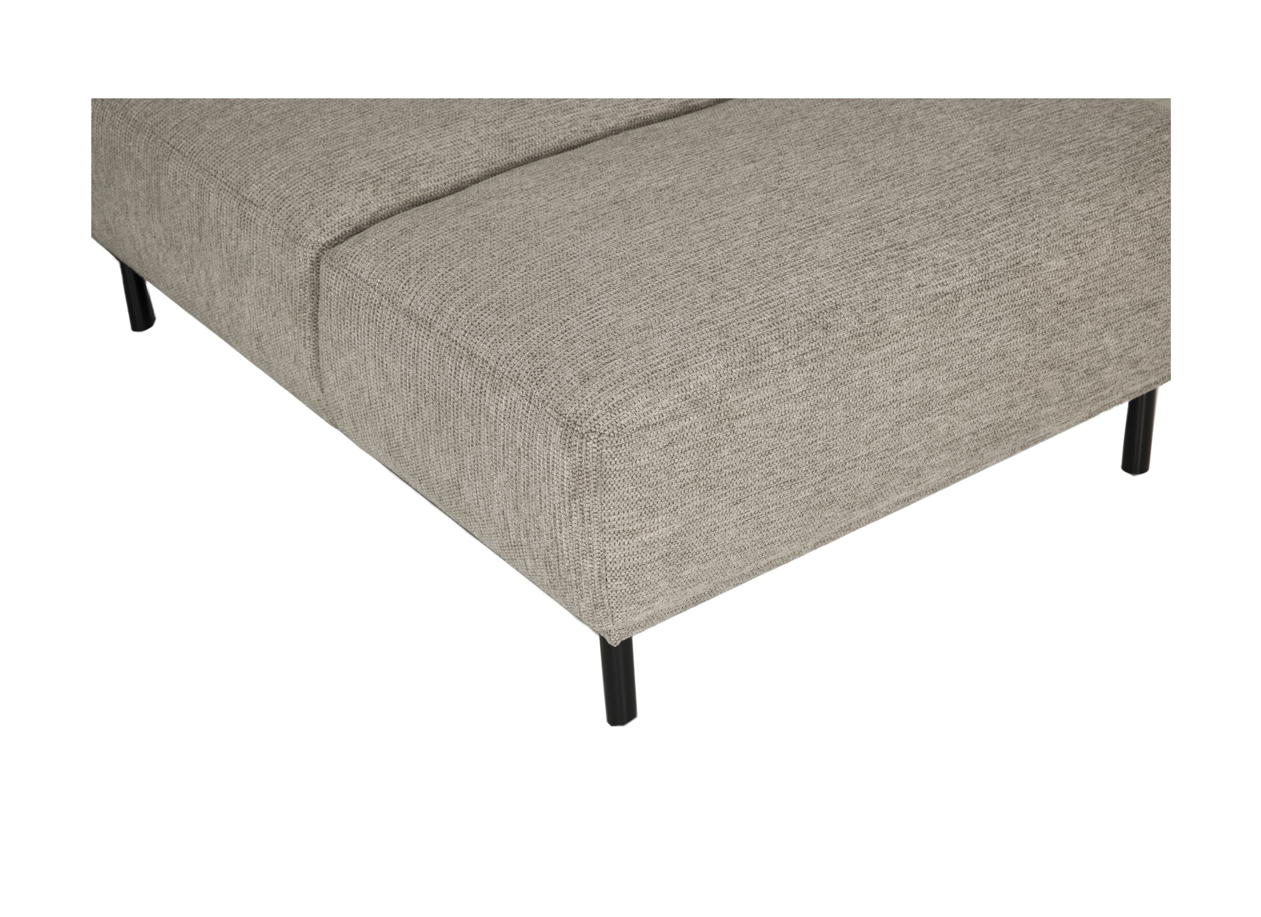 Detailfoto - Hoeksalon Kent 390x230cm - stof - grijs