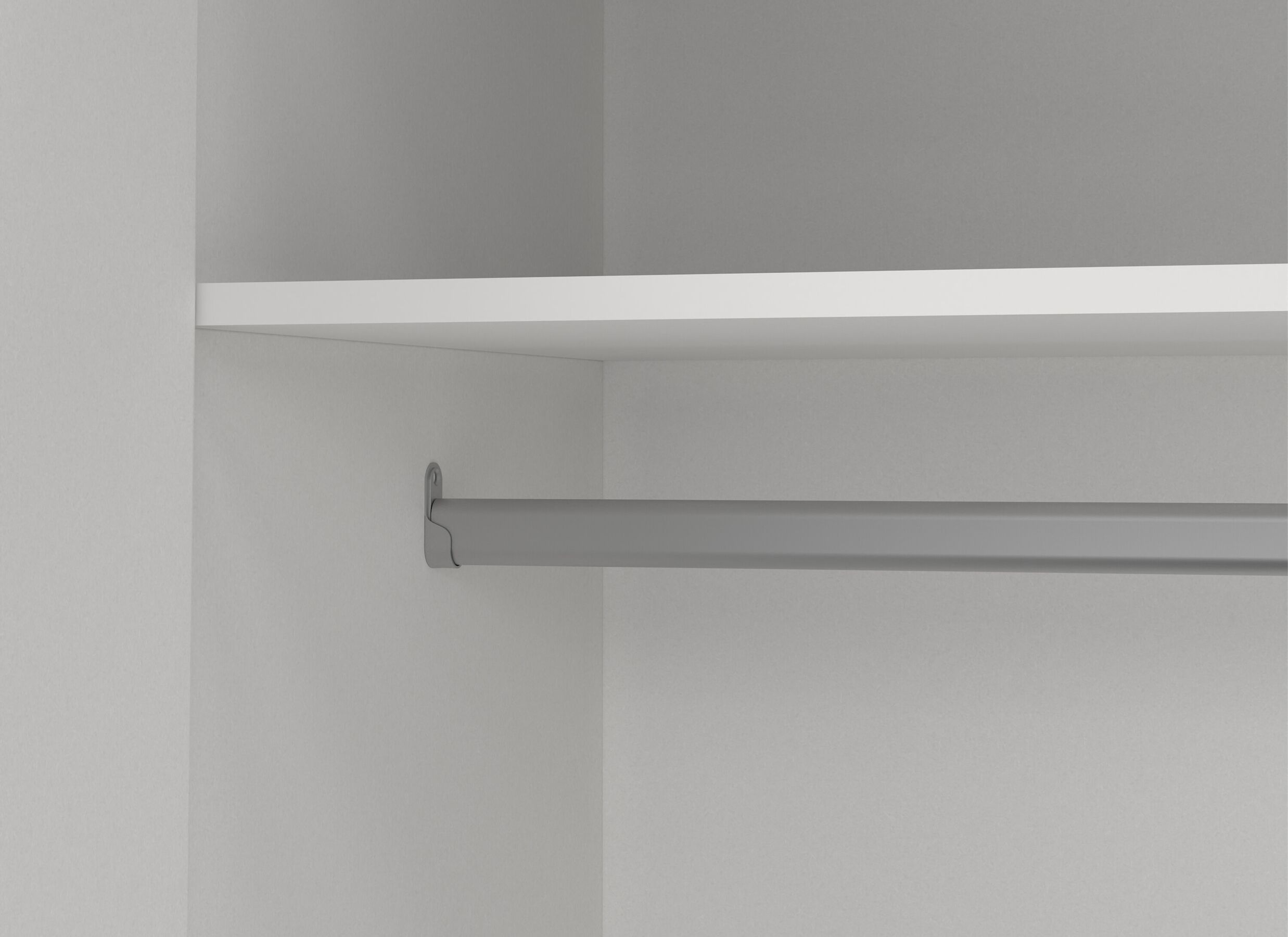 Detail - Garde-robe Sprint 196cm - décor - blanc