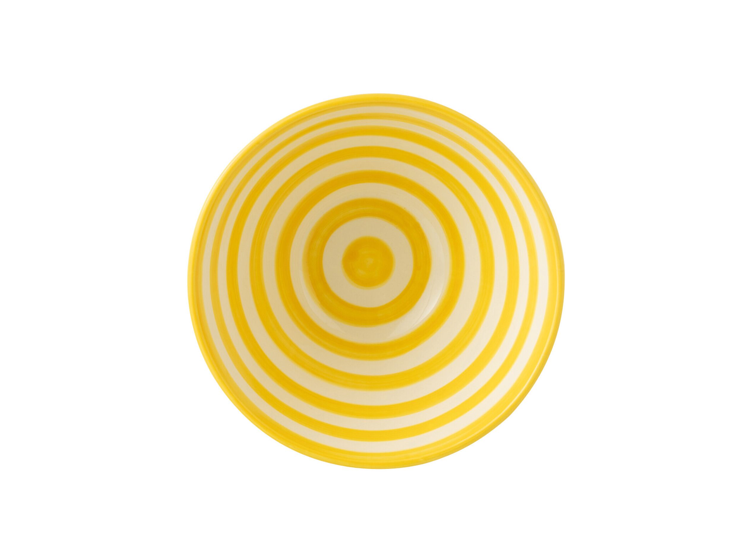 Aperçu - Bol Granada Ø22cm - céramique - blanc & jaune