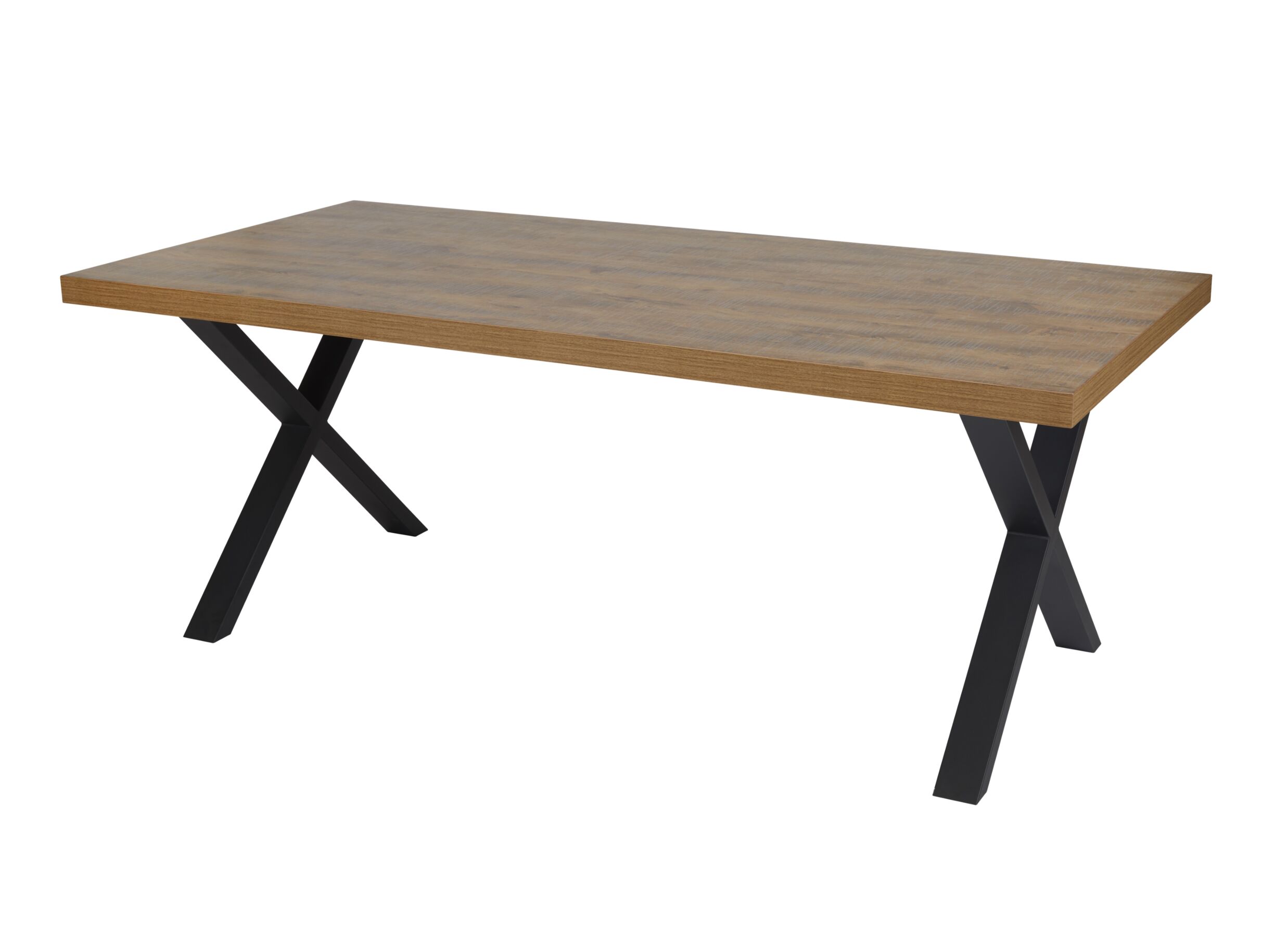 Table Samuel 200x95cm - Table Samuel 200x95cm - panneau décor - chêne denver