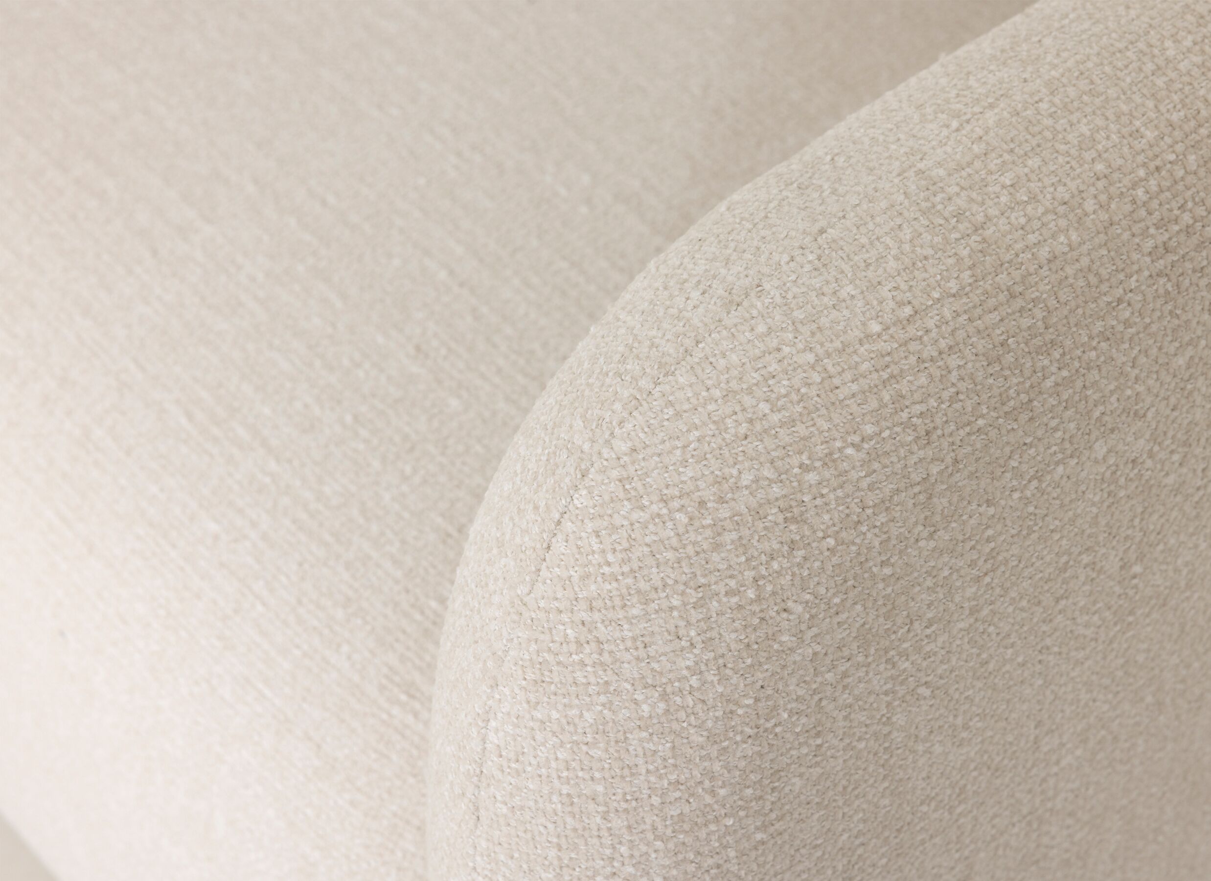 Detail - Canapé d'angle Danae 282x168cm - tissu - beige
