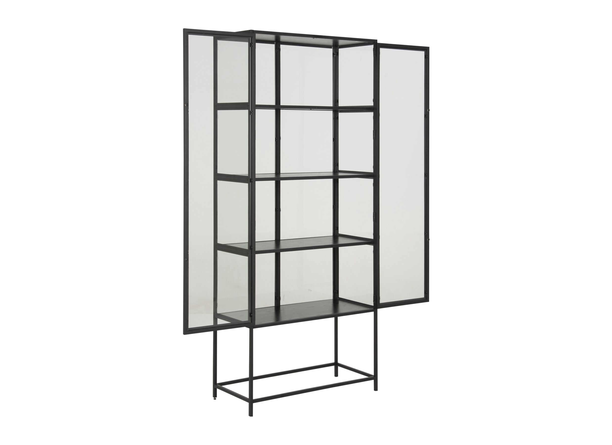 Vitrinekast 77cm - decor - eik