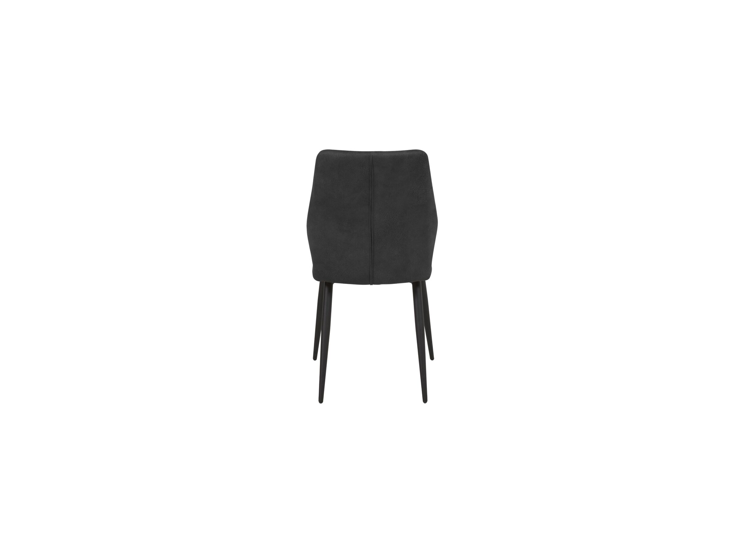 Chaise 47x55x89cm - tissu - anthracite