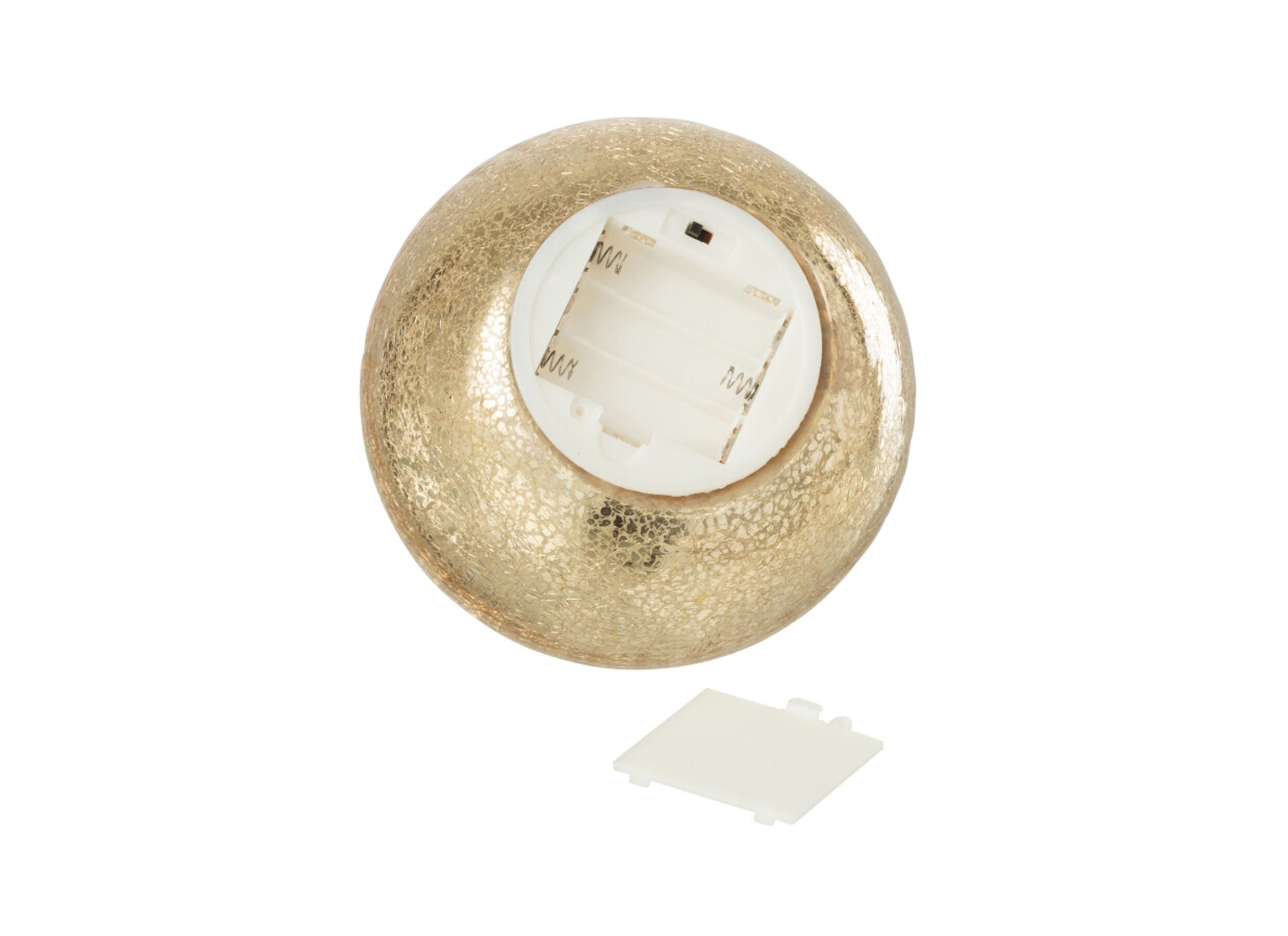 Aperçu - Boule de Noël Ø20cm - verre - or avec LED