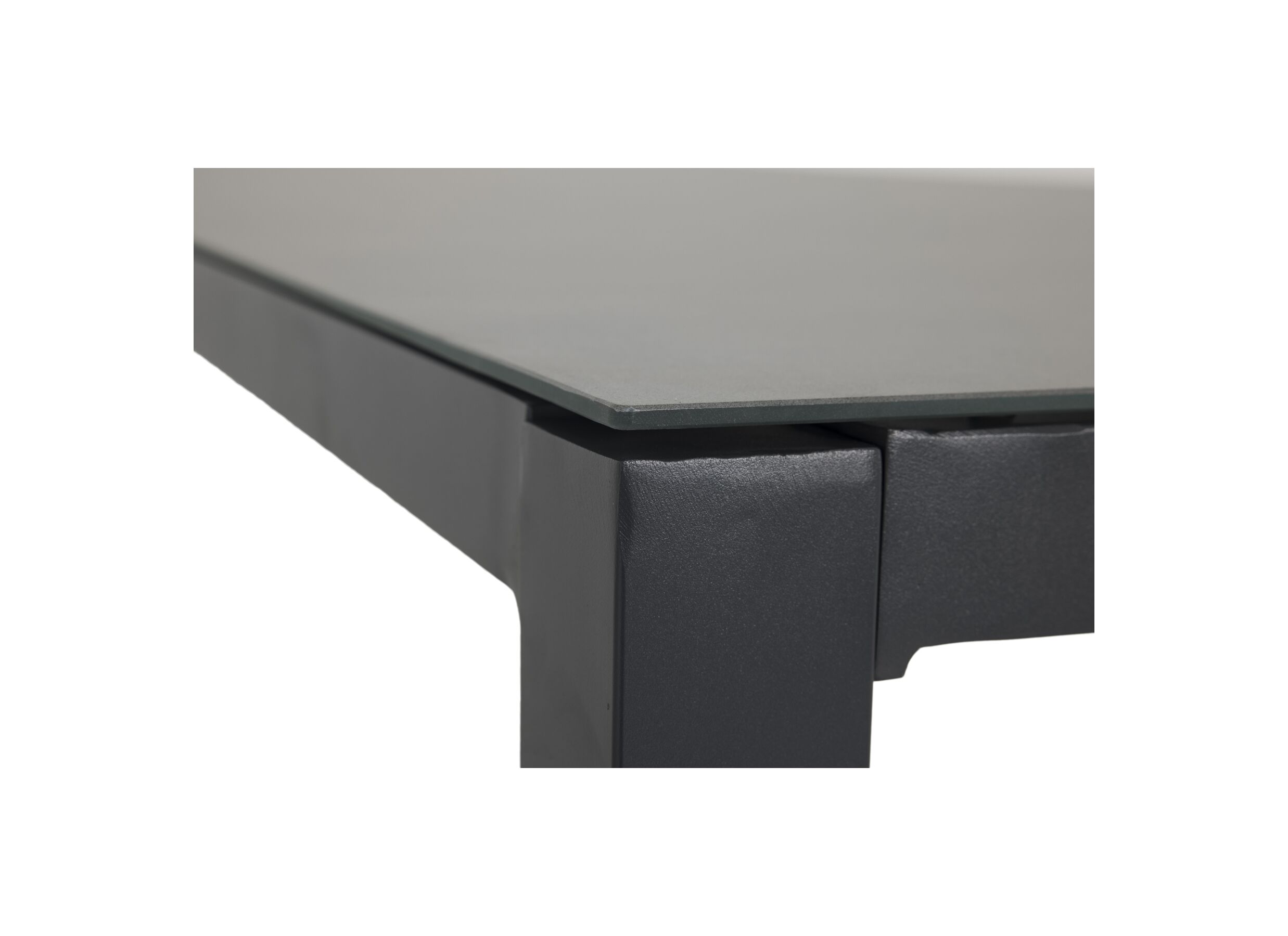 Detail - Table de jardin Breeze 200x90x74cm - aluminium - gris