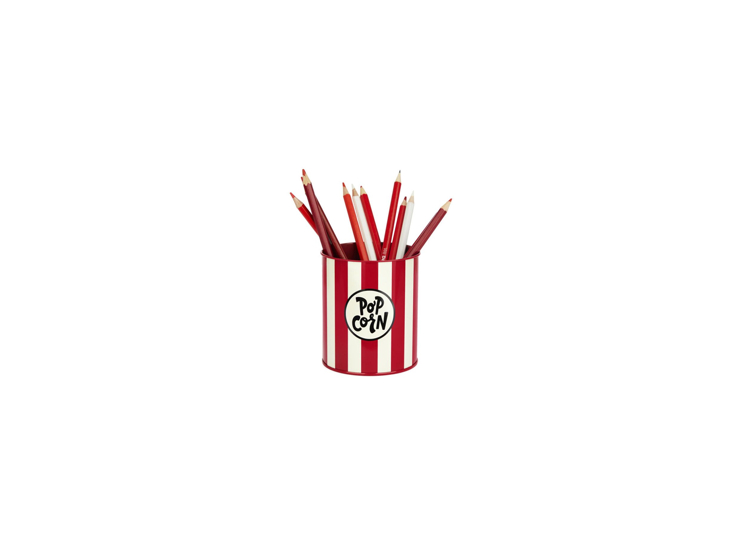 Penhouder Popcorn rood beige