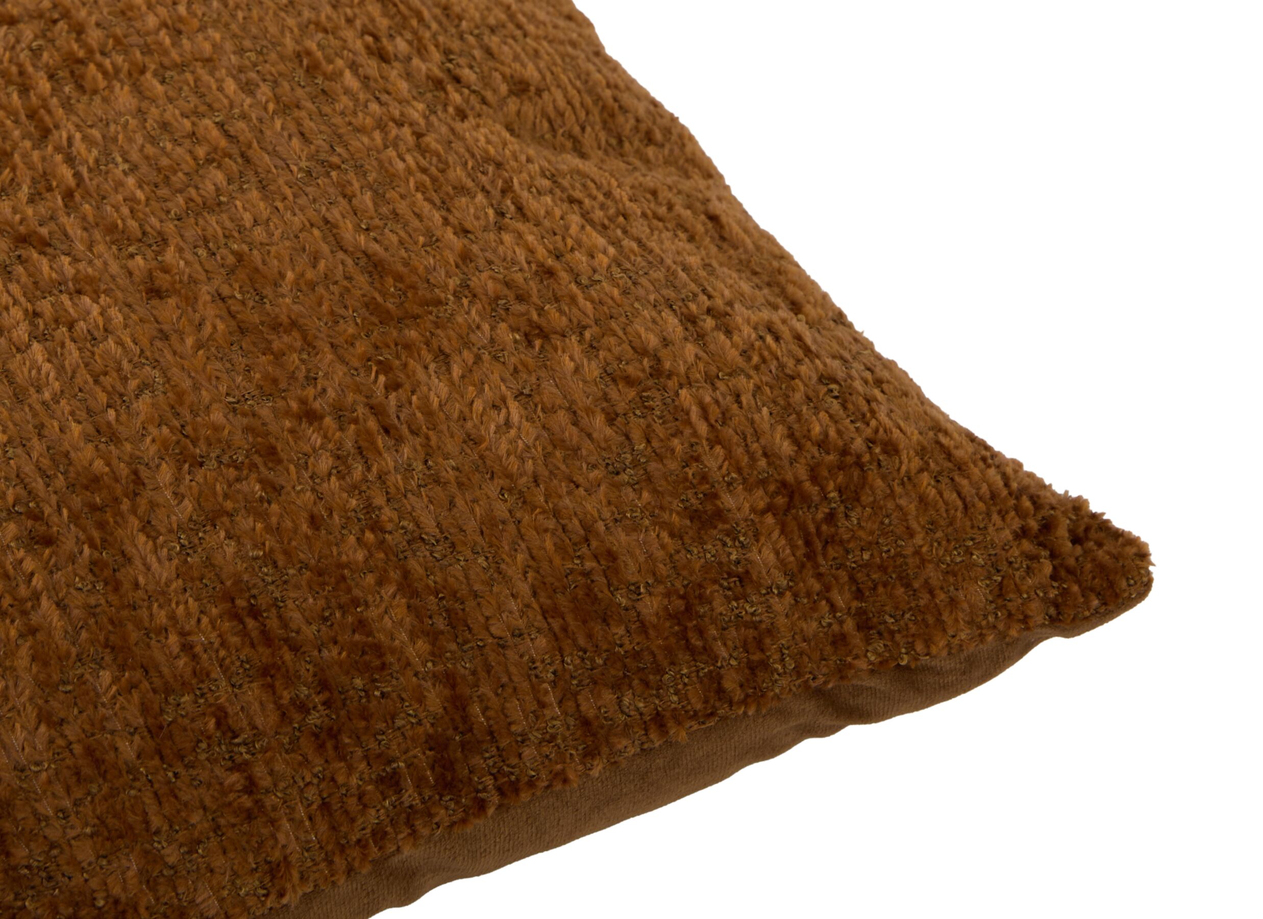 Detail - Coussin Esbly 43x43cm - tissu - caramel