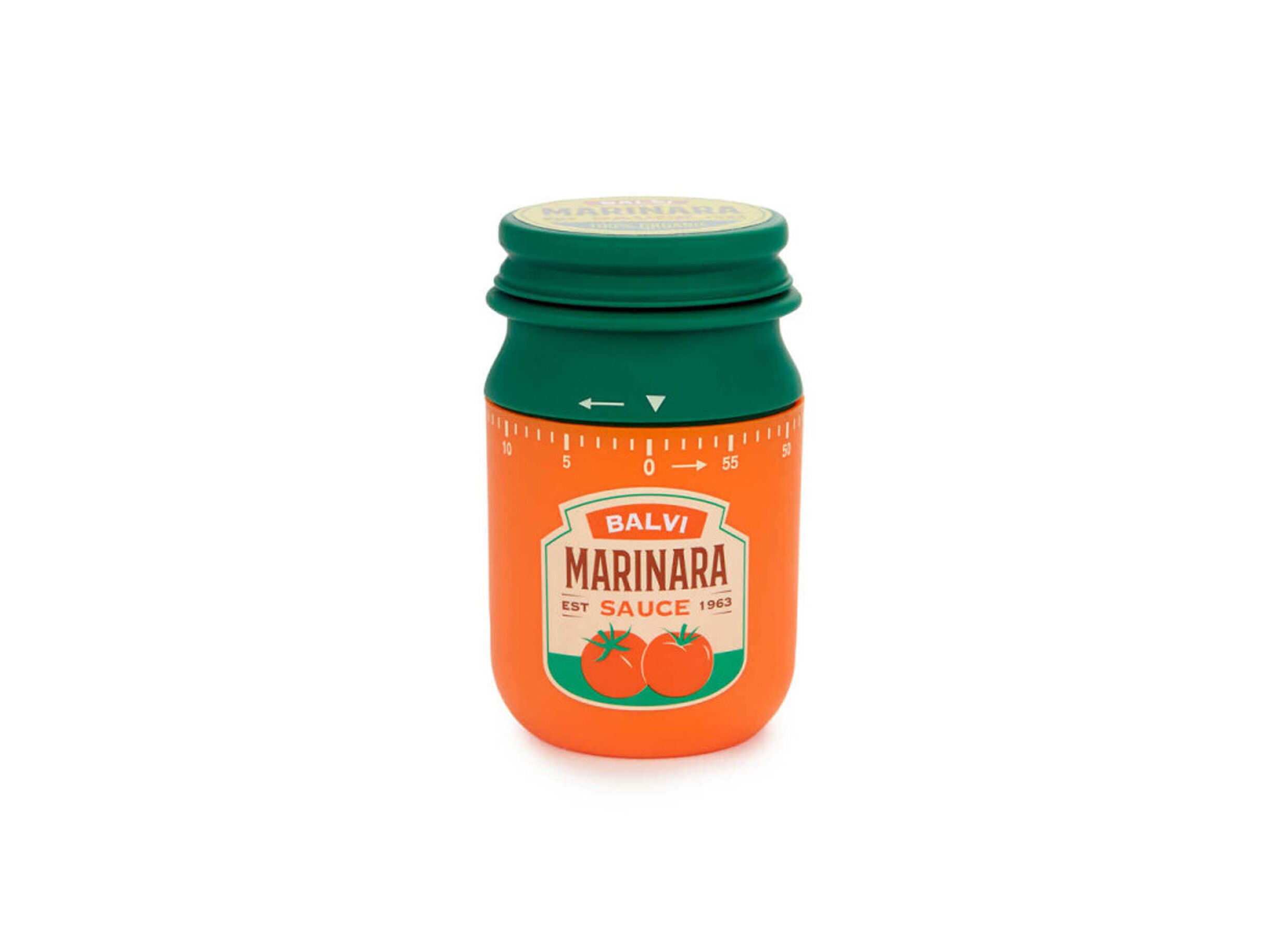 Kookwekker Marinara 10x5 - Kookwekker Marinara 10x5,5x5,5cm - kunststof - rood