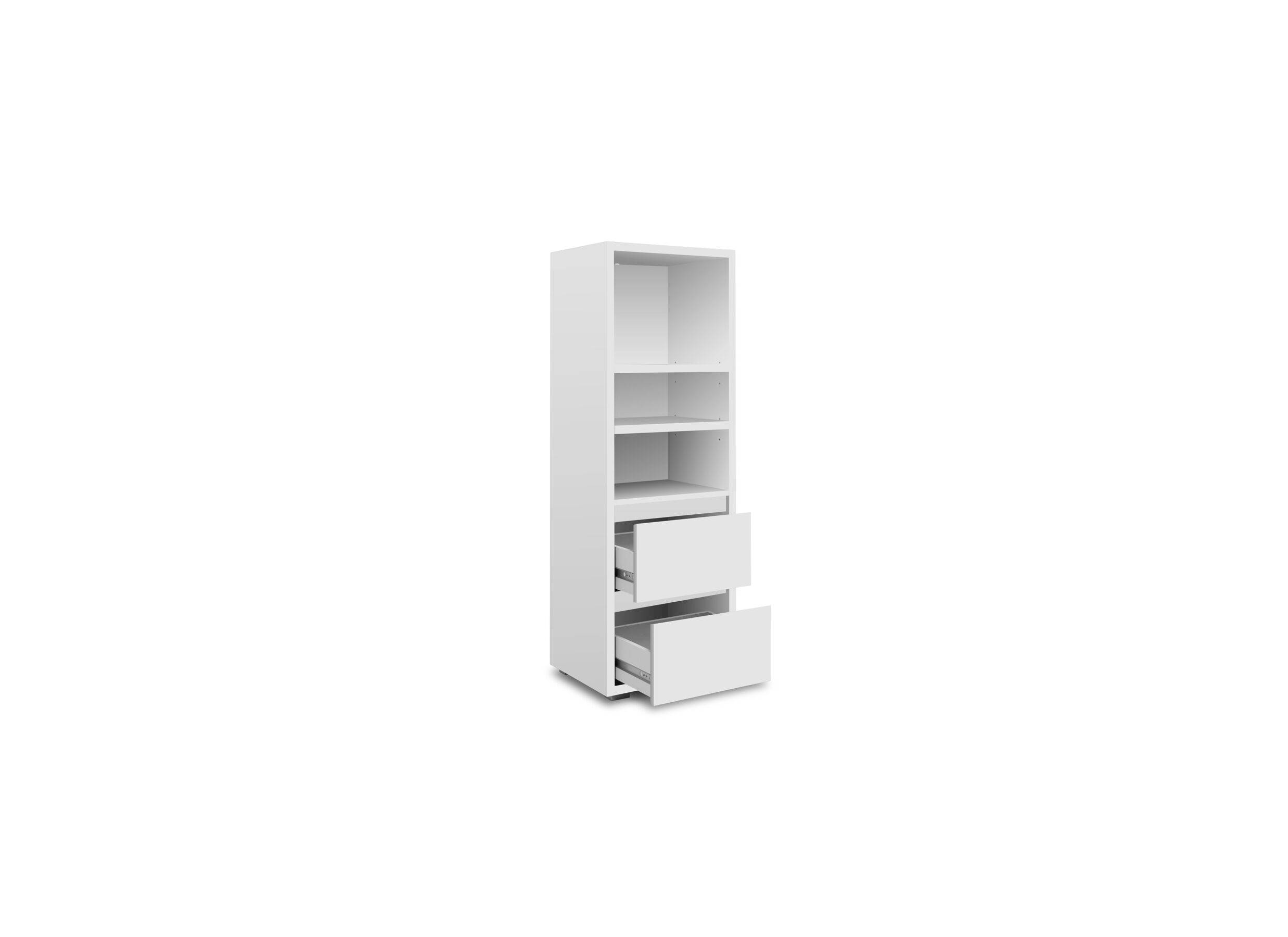 Indeling - Wandmeubel Image 22 45x37x131cm - melamine - wit