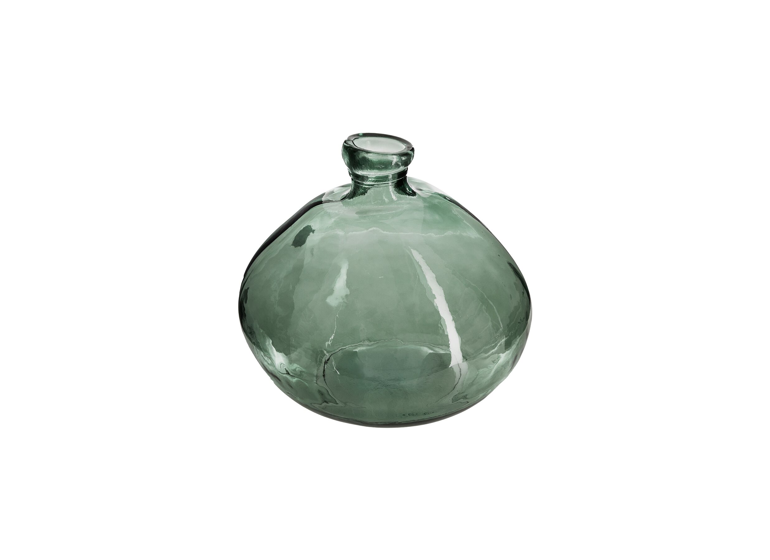 Vase Recycled H23cm - Vase H23cm - verre recyclé - vert