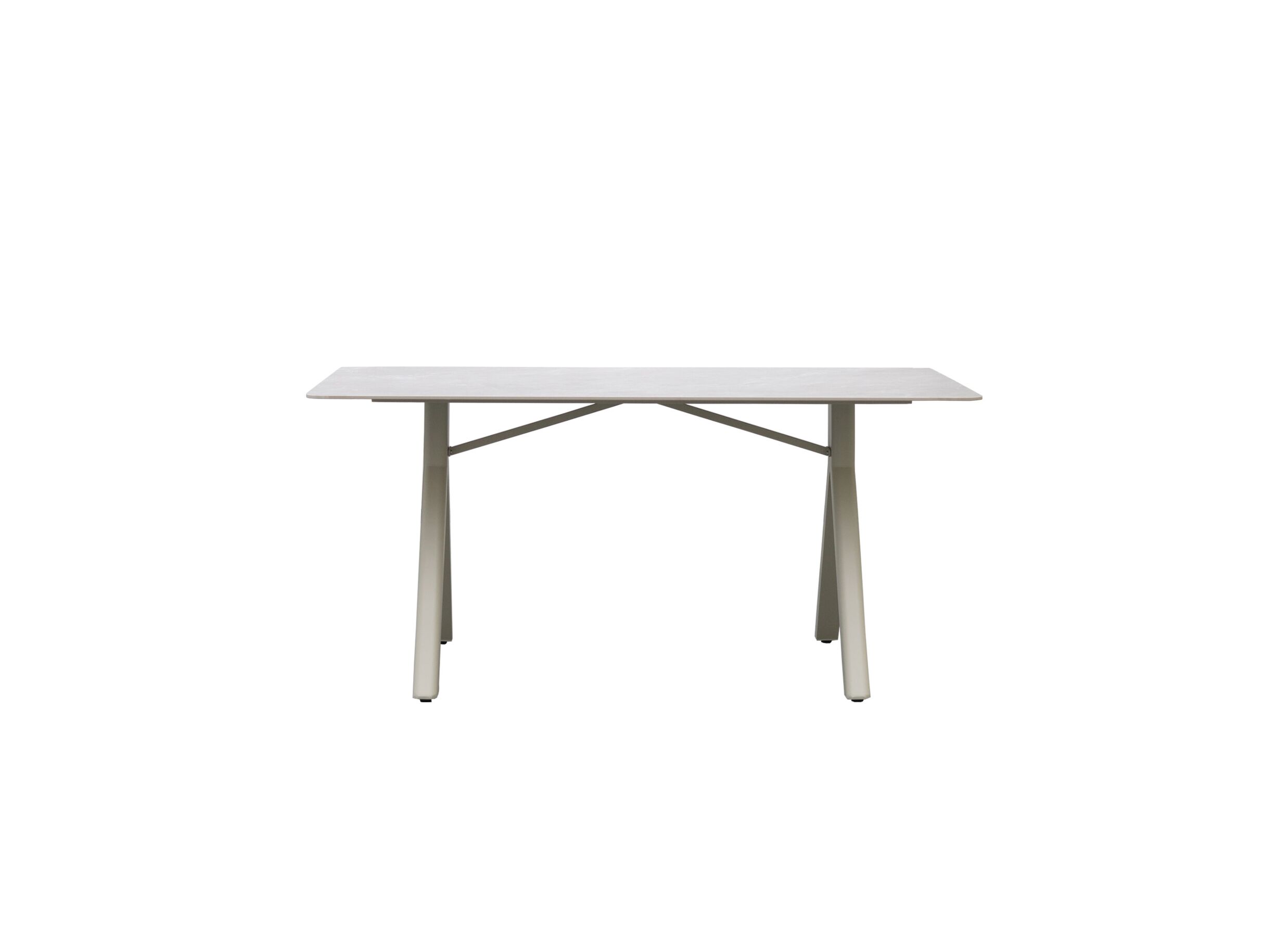 Aperçu - Table de jardin Oregano 160x90cm - aluminium MDF - greige