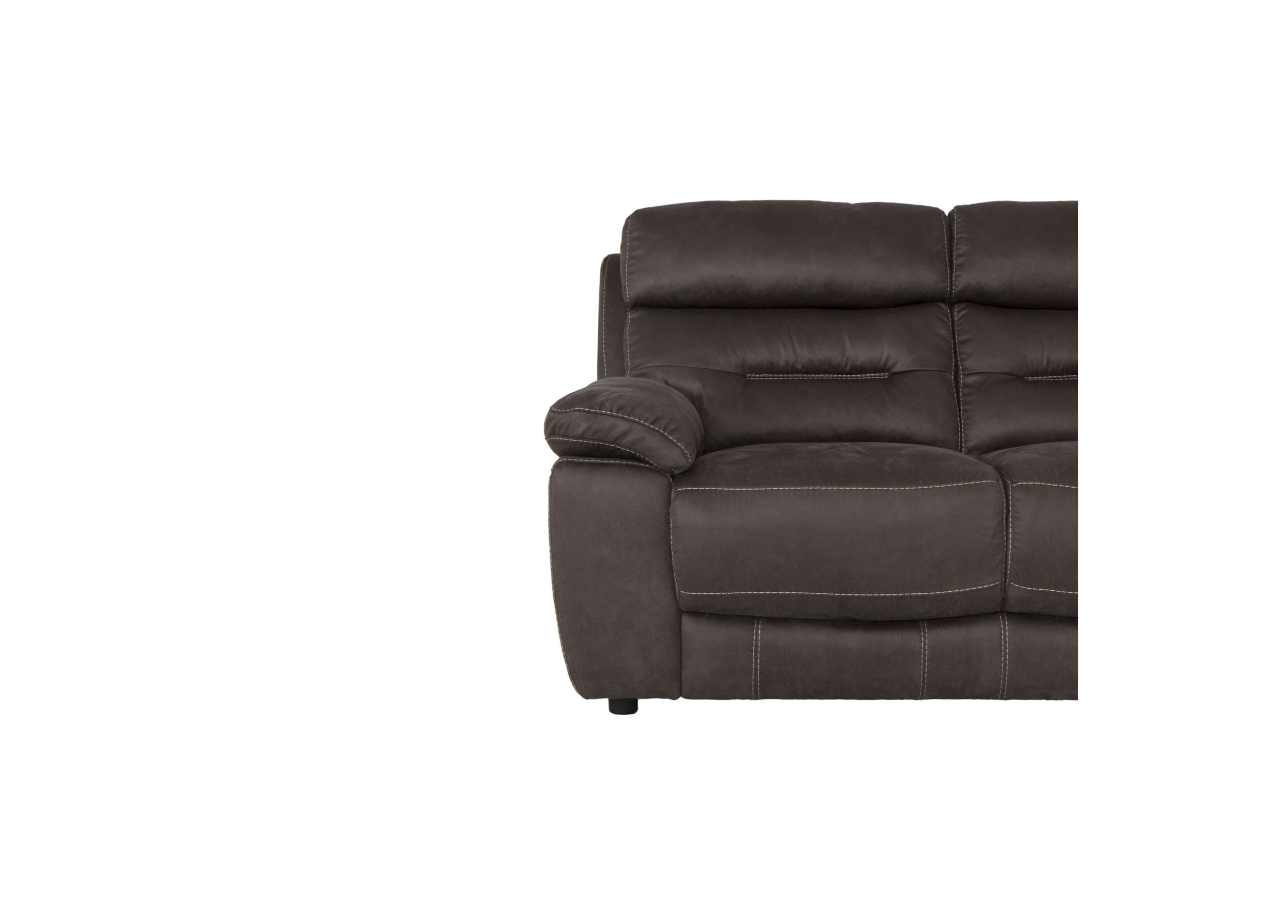 Detailfoto - Zetel Ave 2-zit - stof - grijsbruin