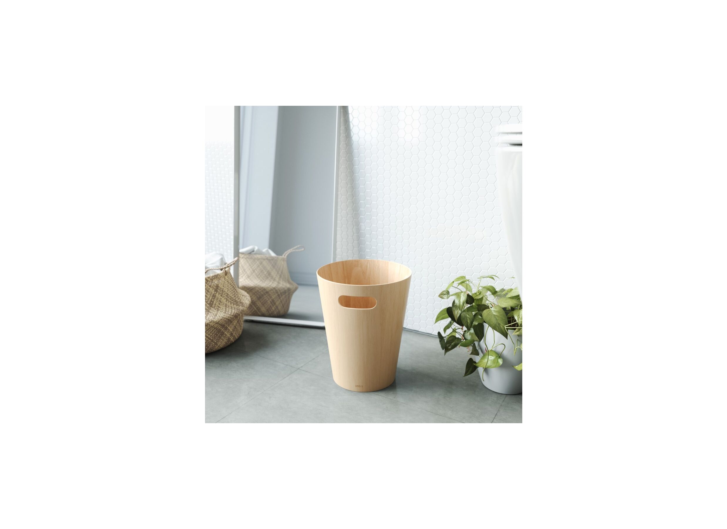 Sfeerfoto - Vuilnisbak Woodrow 7,5L naturel