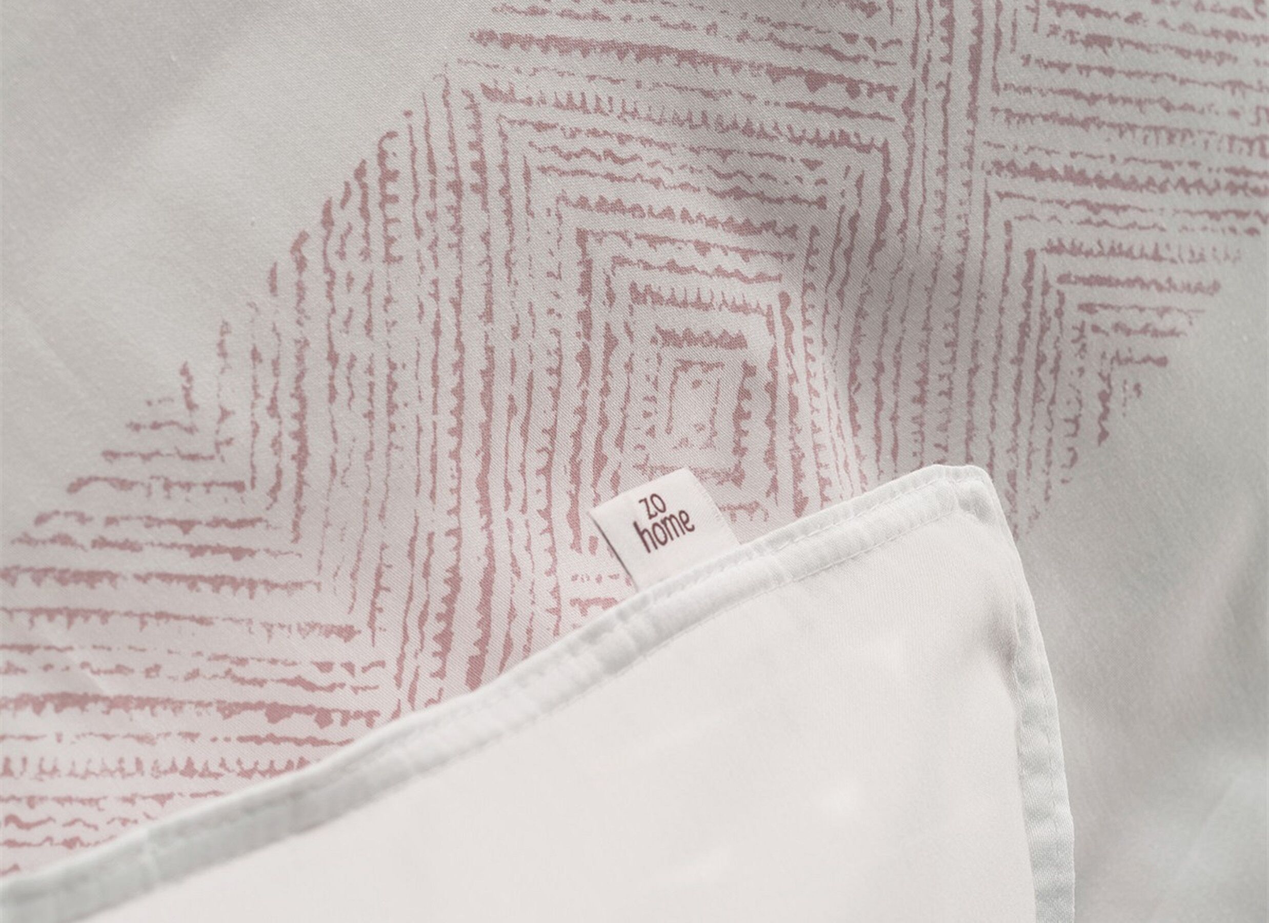 Detail - Housse de couette 200x220cm - satin de coton - shadypink