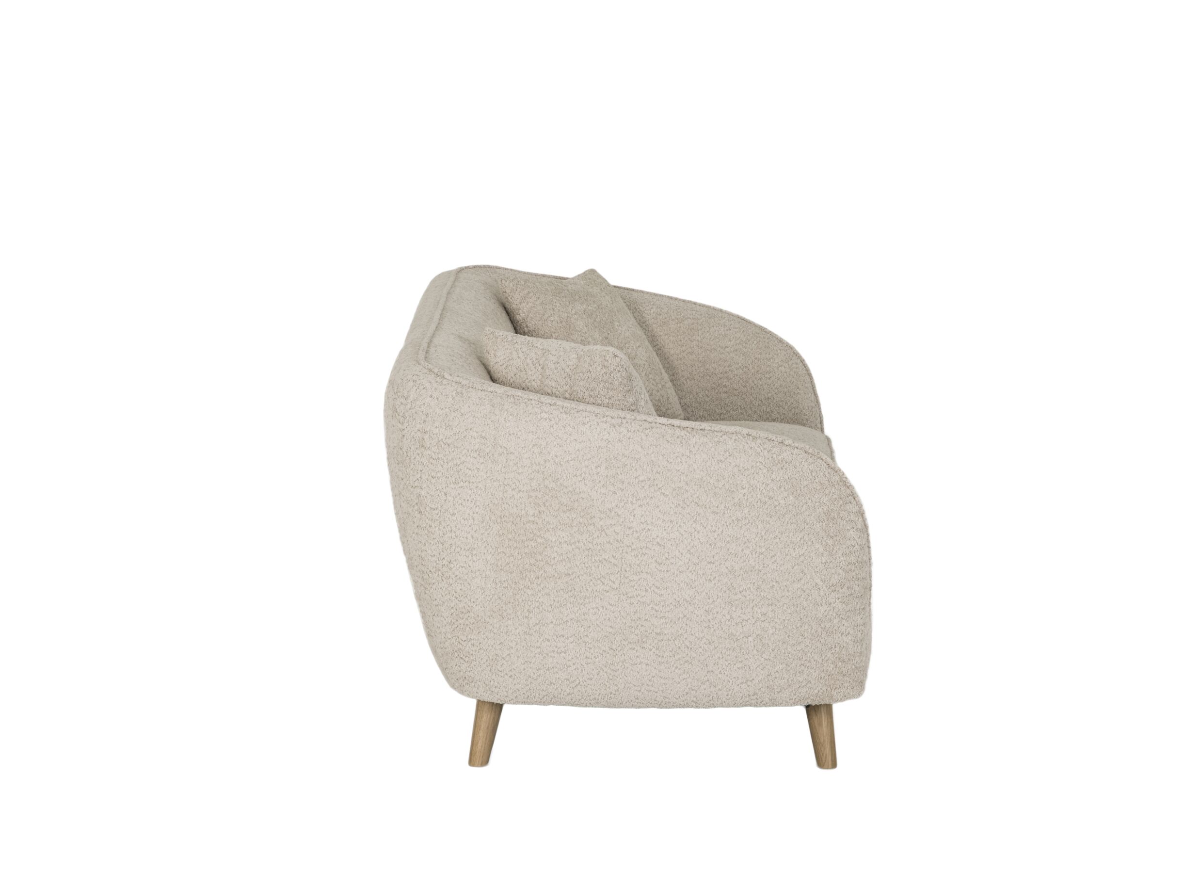 Overzichtsfoto - Zetel Momo 2-zit - polyestervezel - beige
