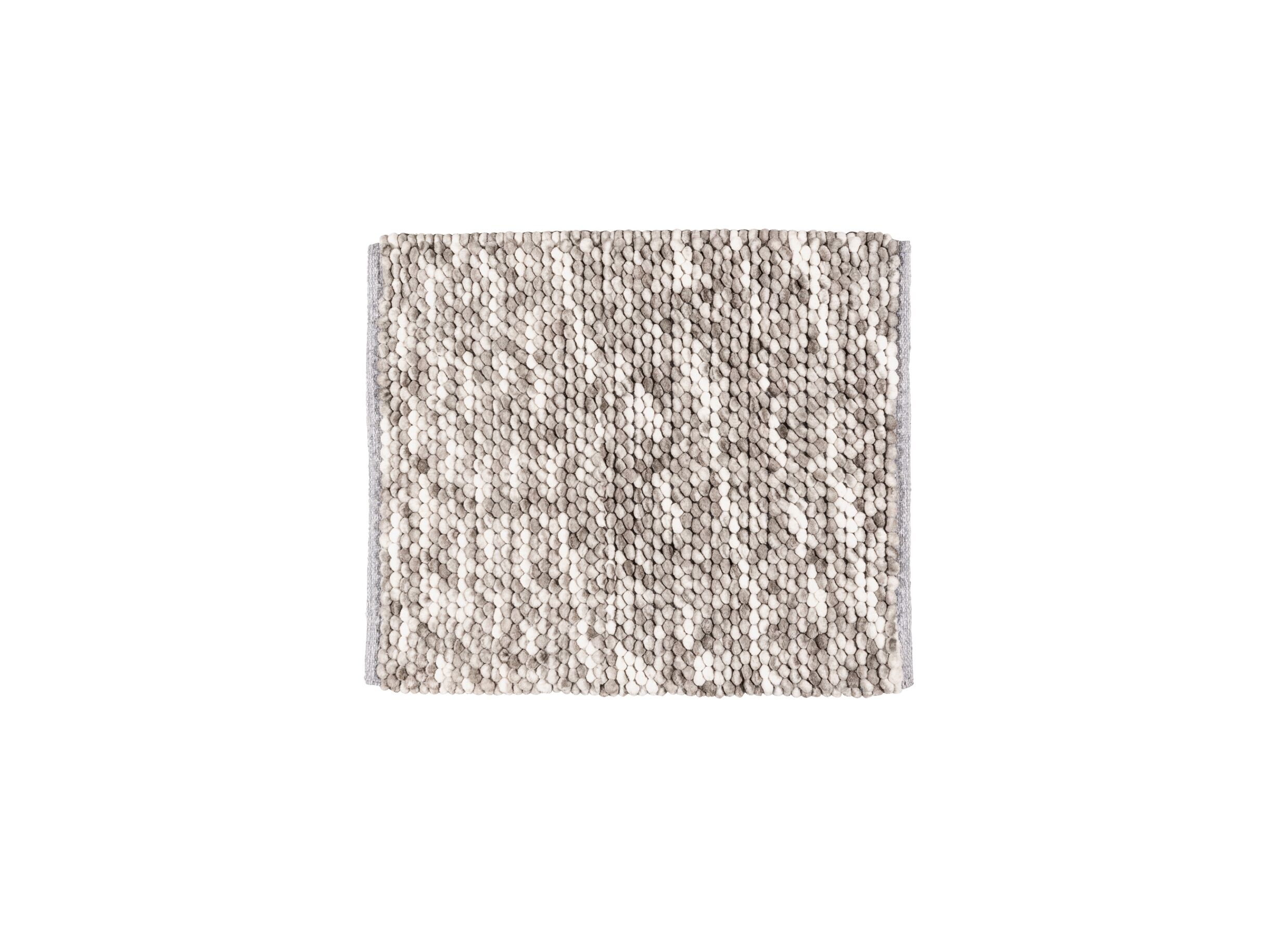 Tapis de bain Urdu 55x65cm taupe - Tapis de bain Urdu 55x65cm taupe
