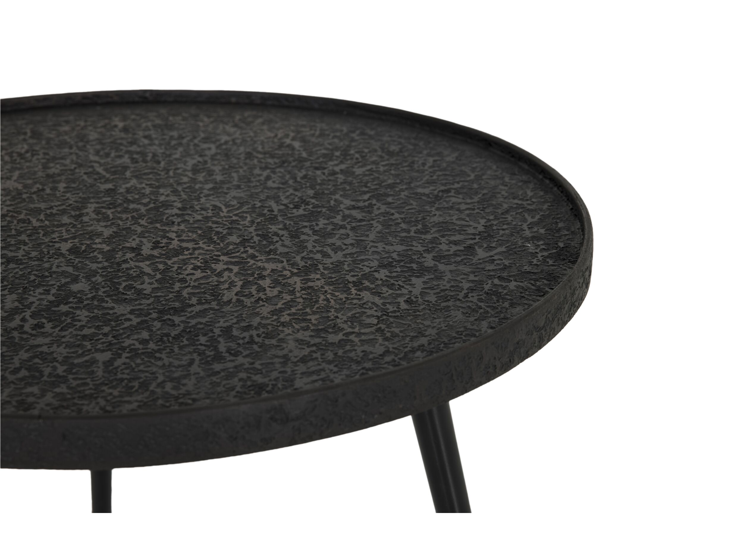Table basse Billy teck massif ronde
