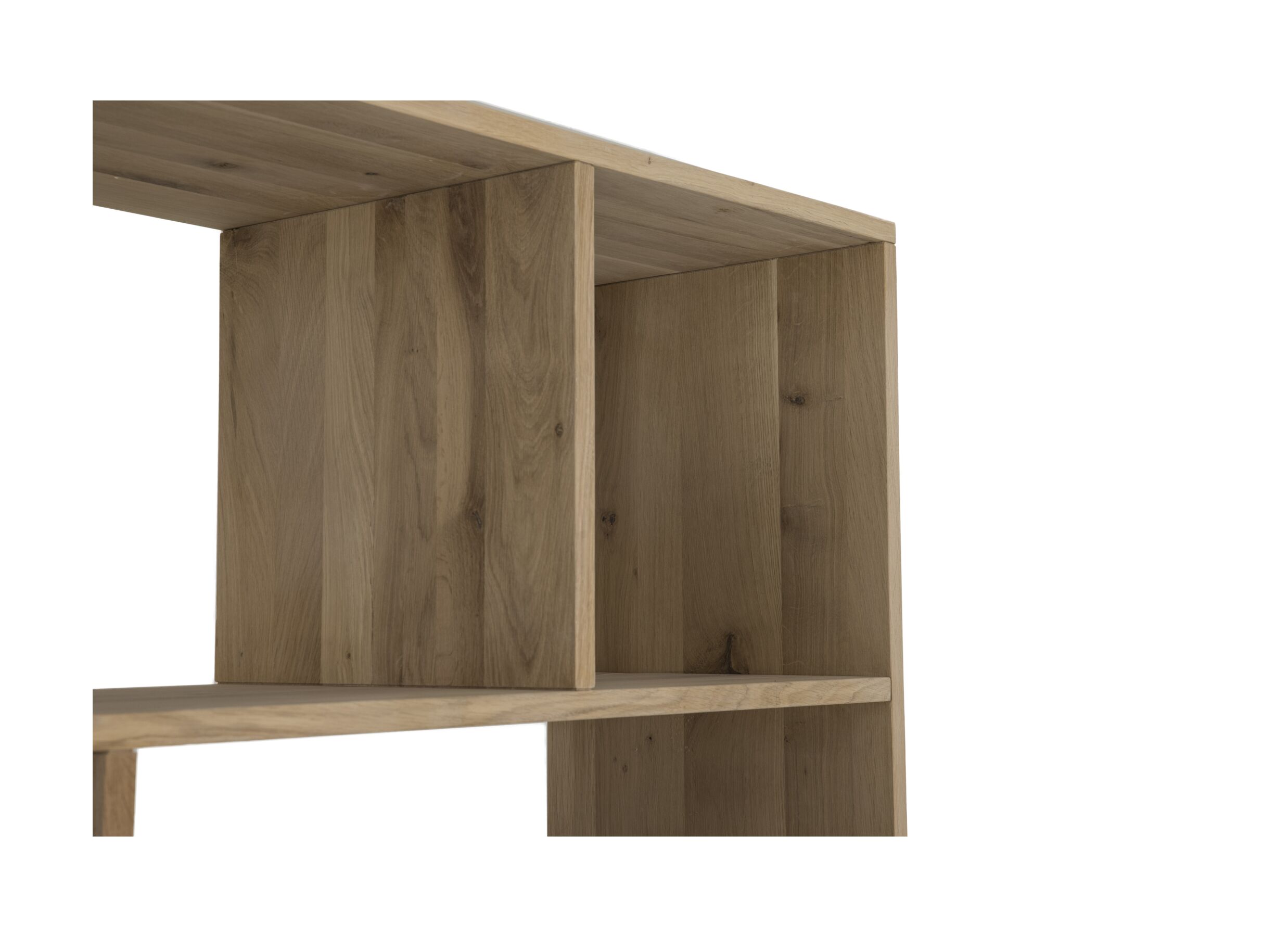 Detailfoto - Wandrek Robur 120x40x210cm - eik massief - naturel