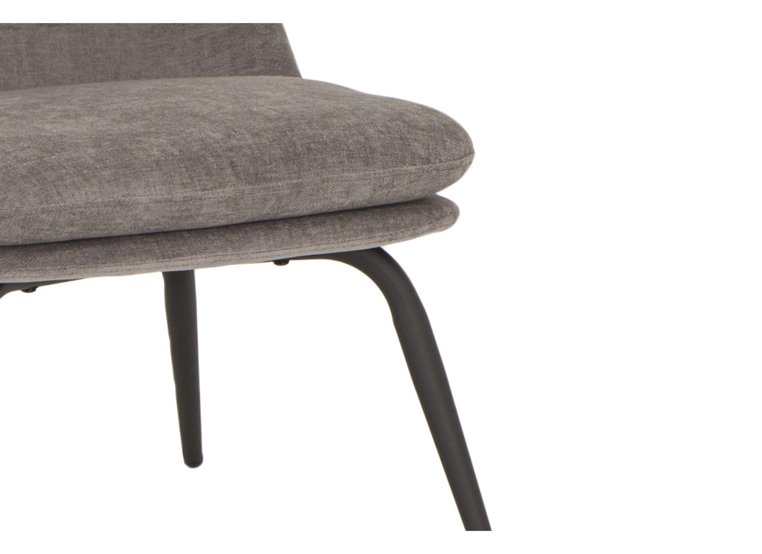 Fauteuil Yoyo 56x73x77cm - tissu - gris
