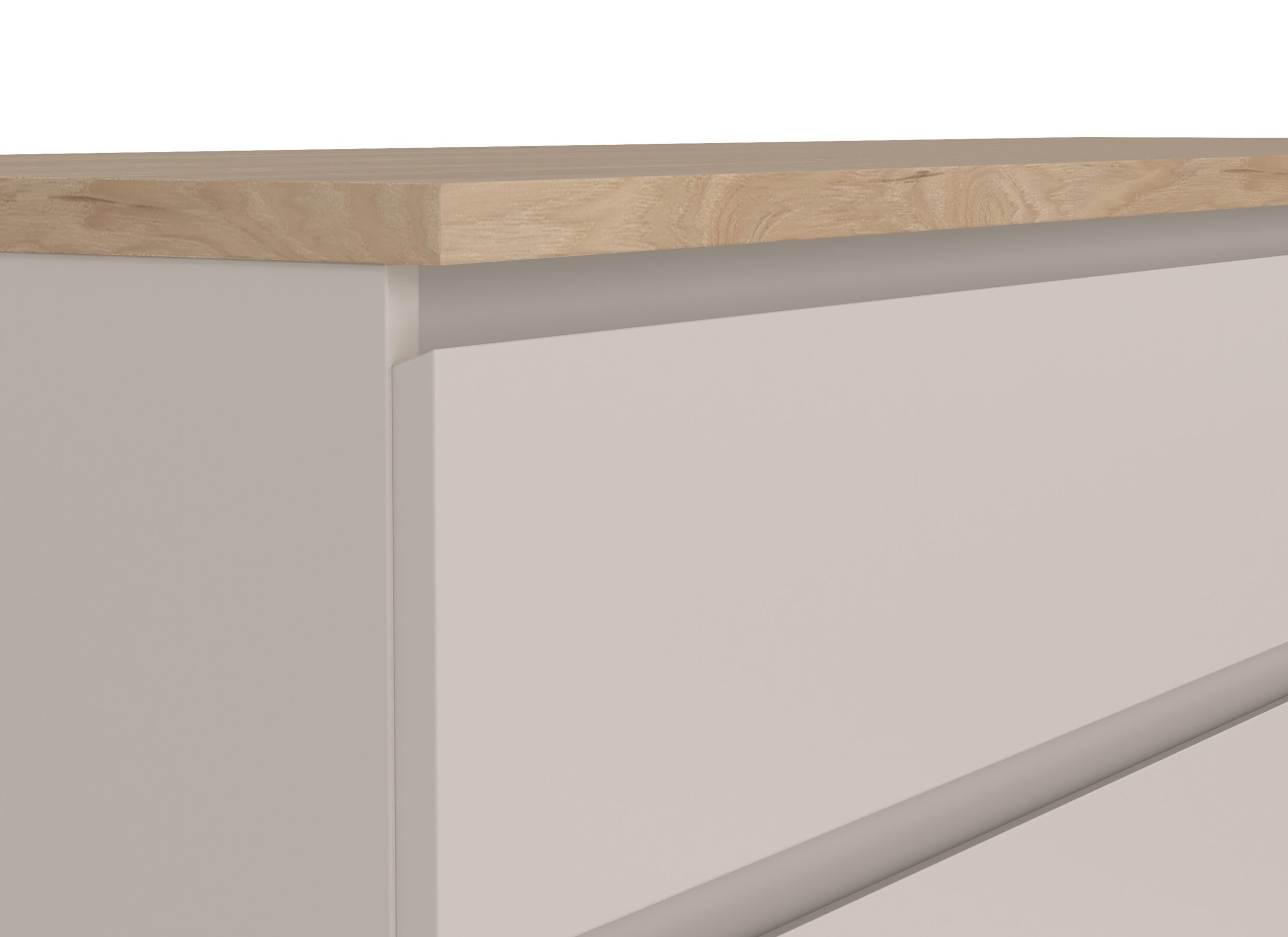 Detail - Commode Naia 154x50x71cm - décor - cashmere/jackson hickory