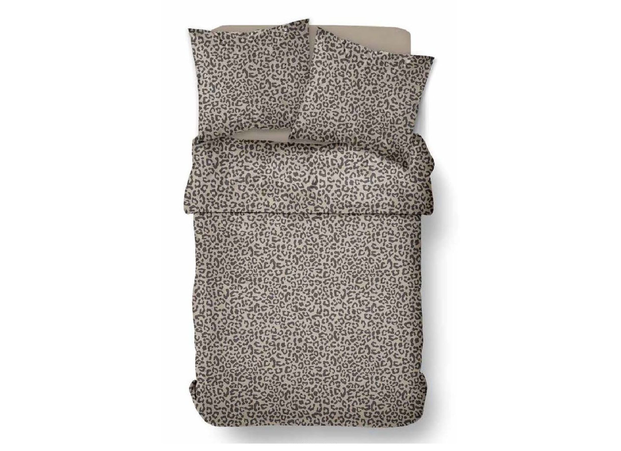 Plus Important - Housse de couette Sunshine 220x240cm - coton - beige & gris