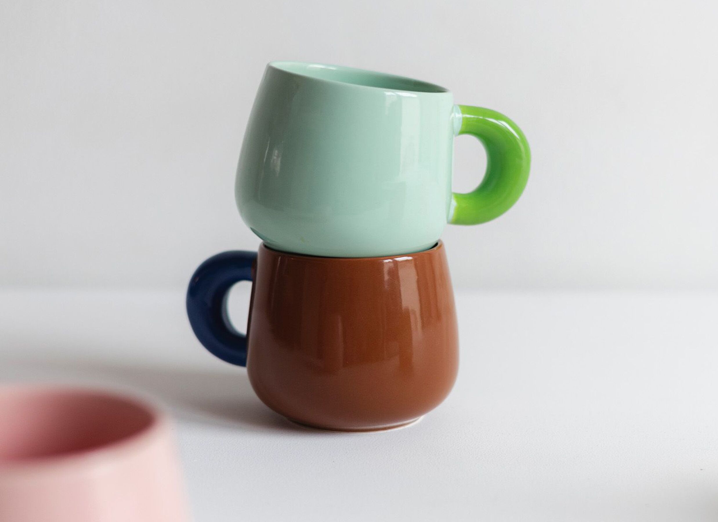 Sfeerfoto - Mok Coco 47cl - keramiek - turquoise