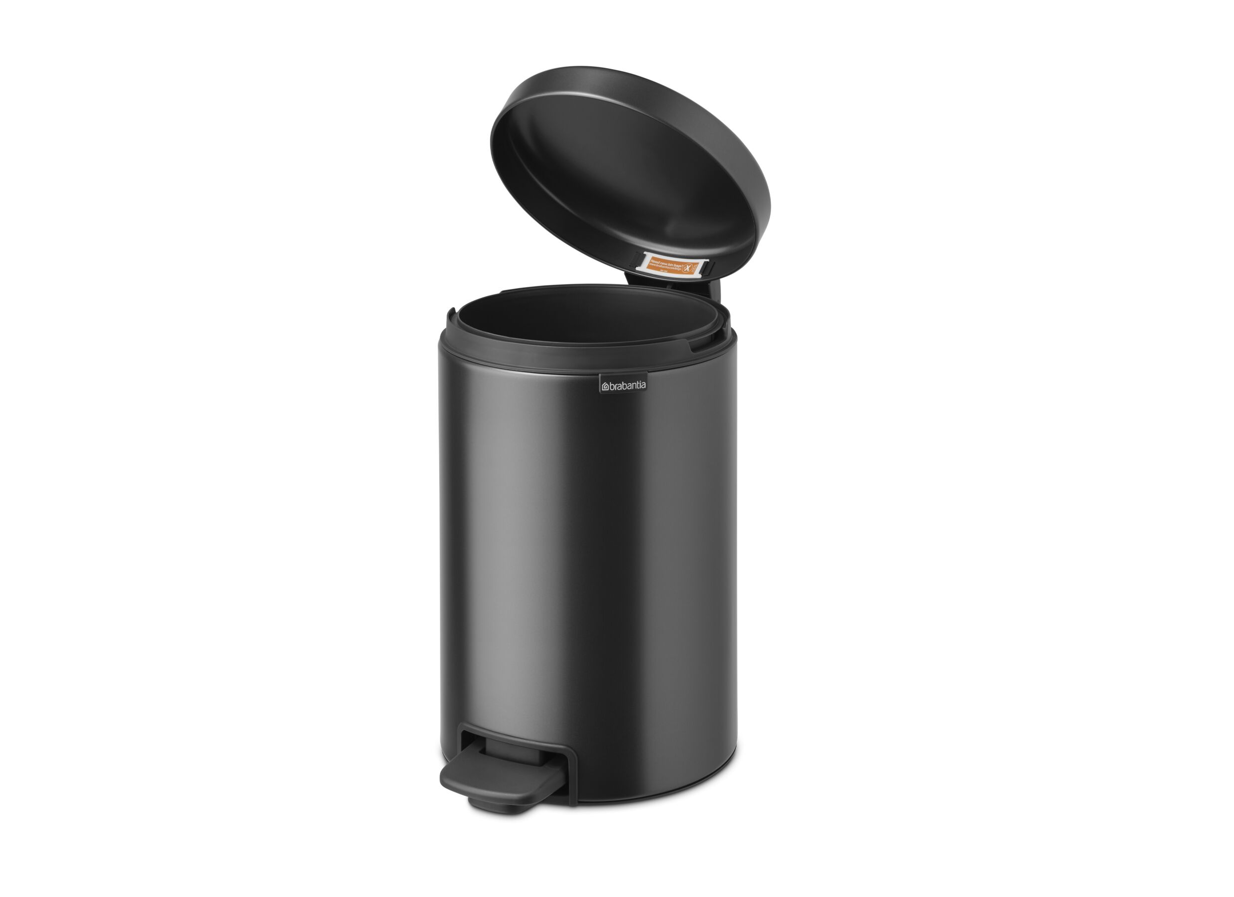Aperçu - Poubelle à pédale NewIcon Brabantia 12L confident grey