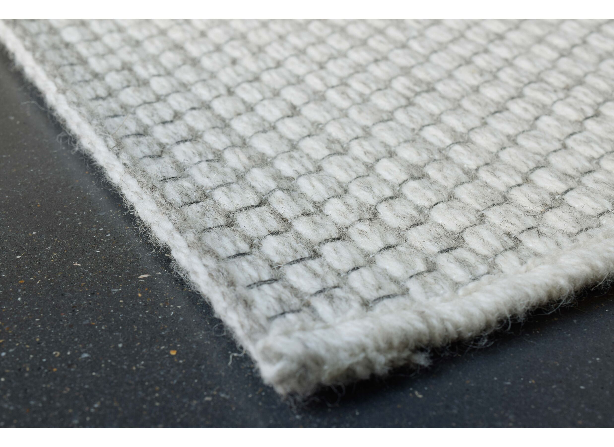 Detail - Tapis Himalaya 290x200cm laine blanc