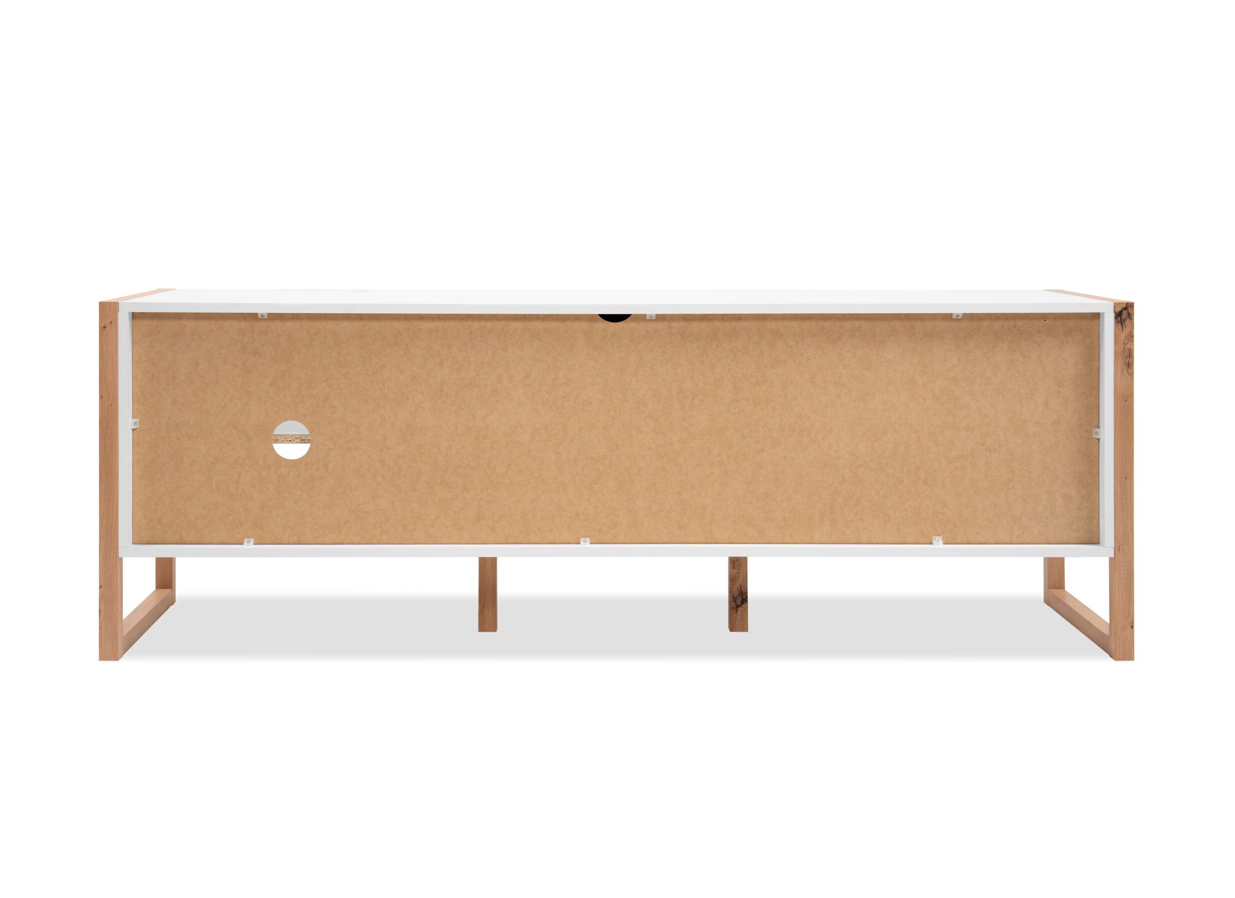 Aperçu - Meuble TV Denver 160cm - décor - blanc