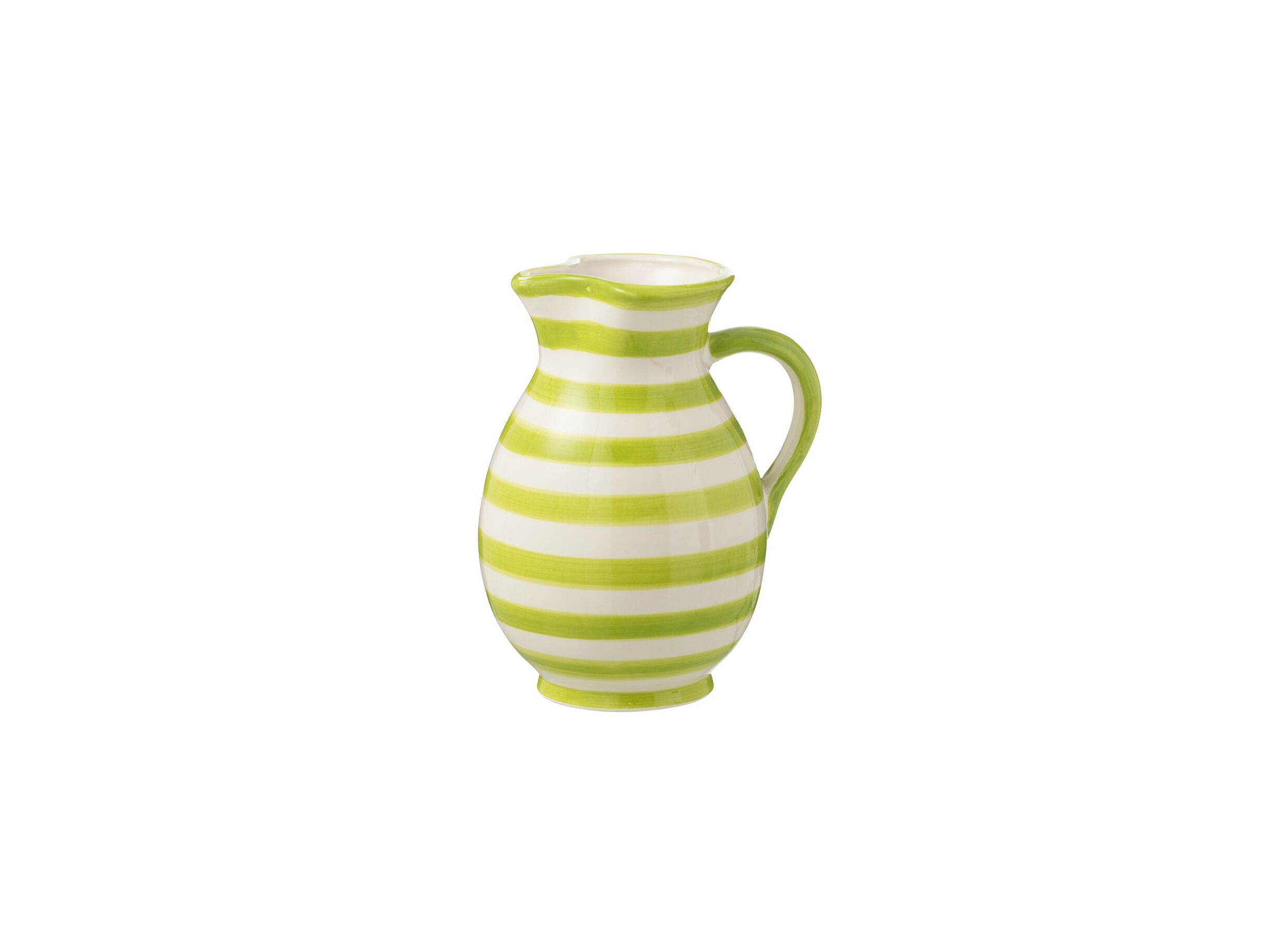 Karaf Grana H21cm - keramiek - groen/wit - Carafe Grana H21cm - céramique - vert/blanc
