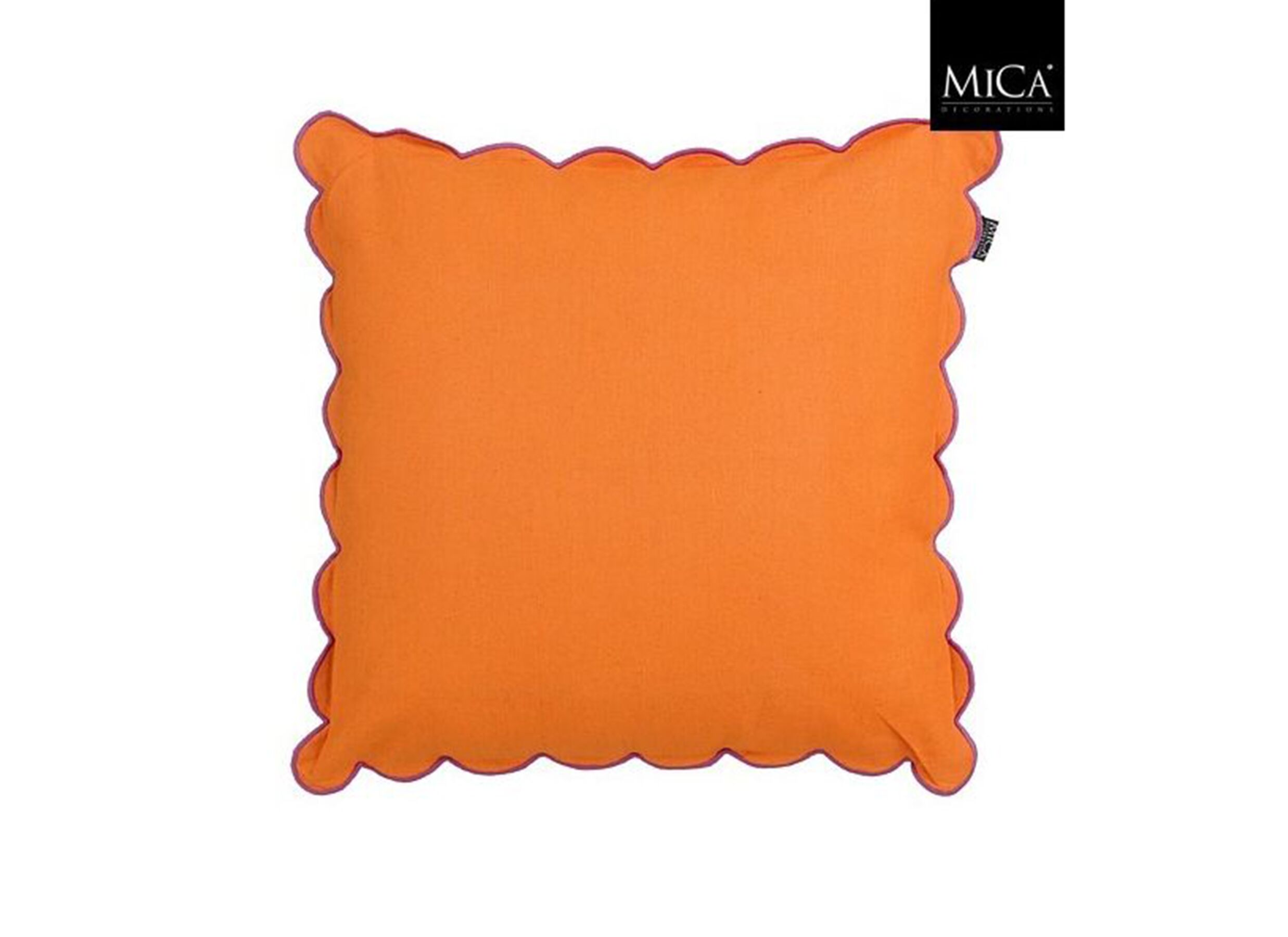 Kussen 45x45cm - stof - oranje - Kussen 45x45cm - stof - oranje