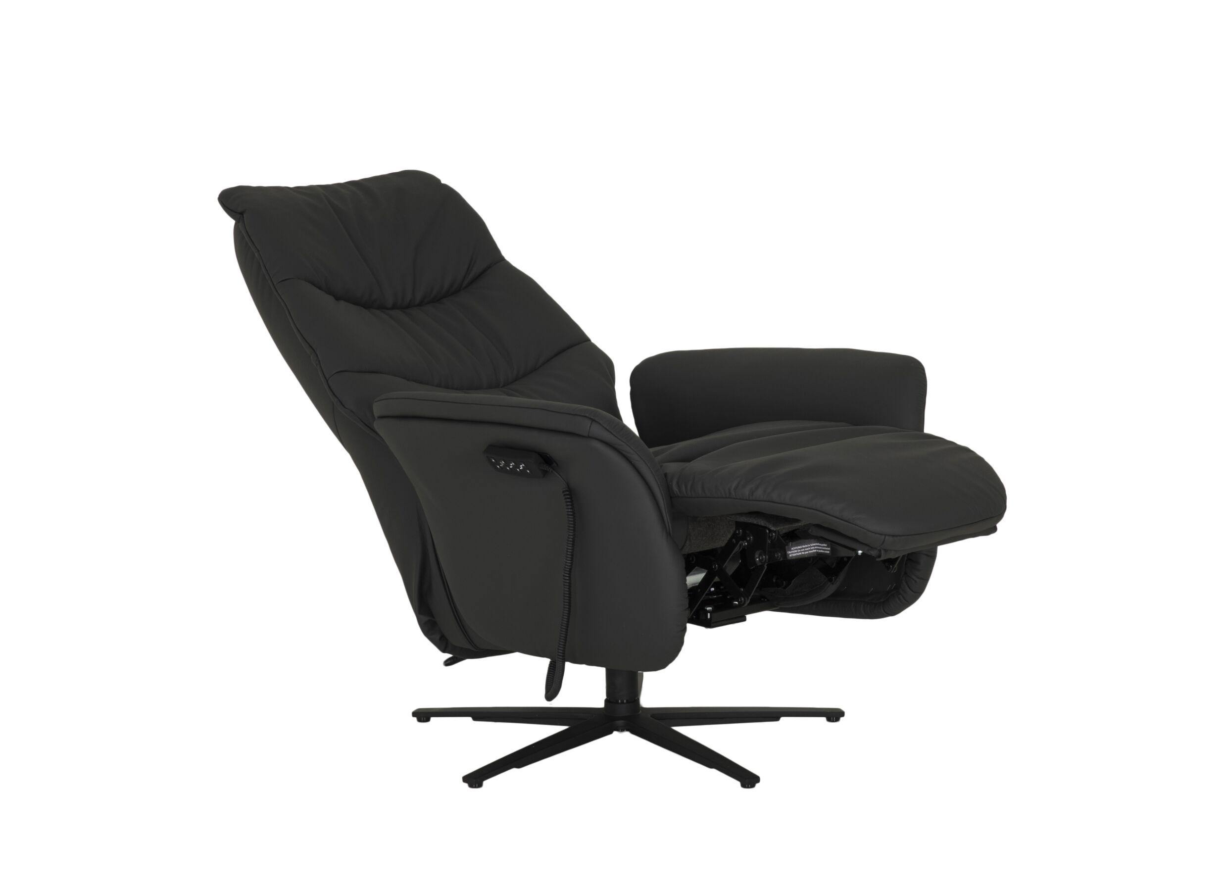 Overzichtsfoto - Relaxzetel 7051.51V+Z60 elektrisch - leder - zwart met verhoogde rug