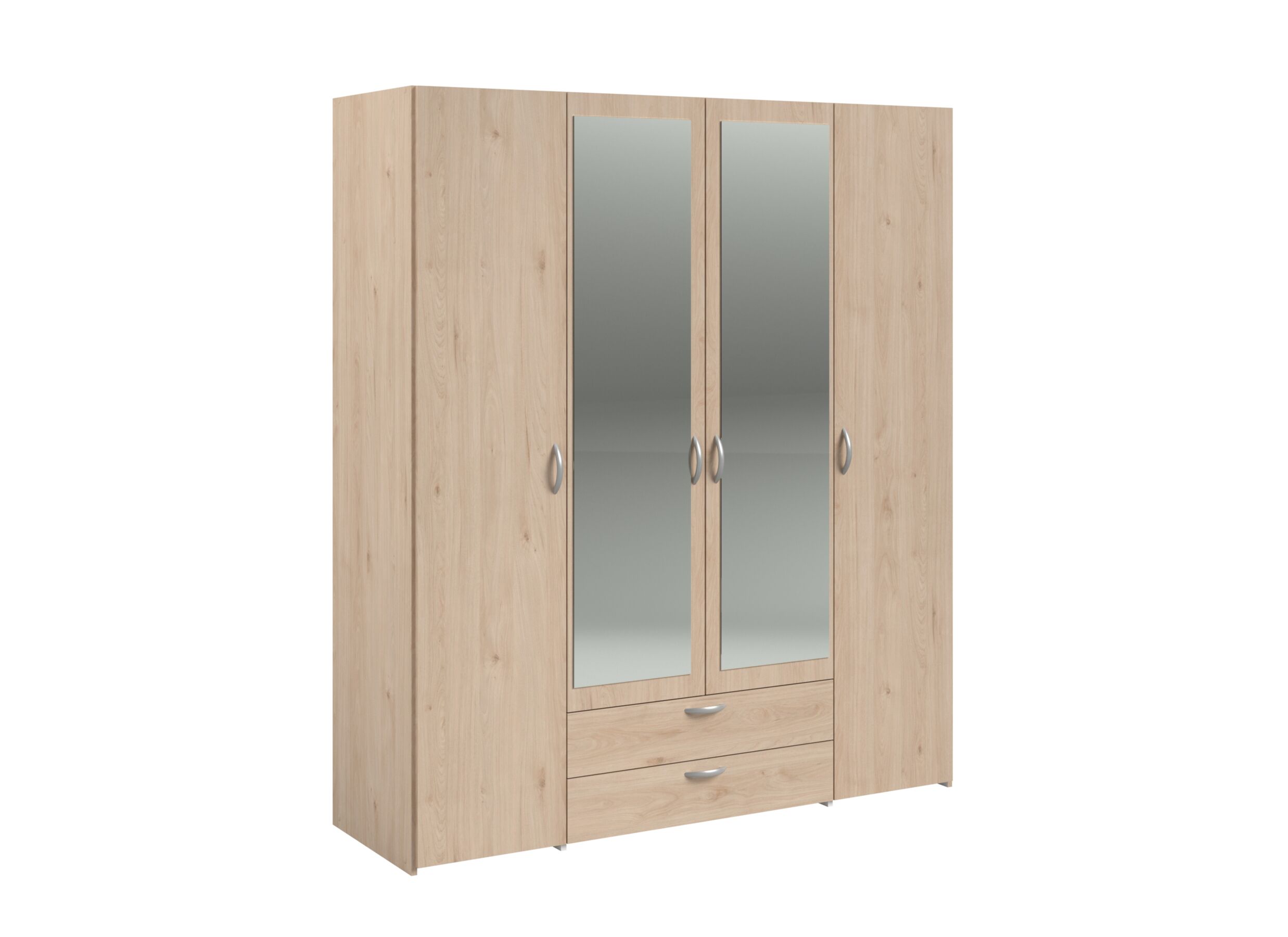 Kleerkast Daily 2 160cm - melamine - jackson oak - Kleerkast Daily 2 160cm - melamine - jackson oak