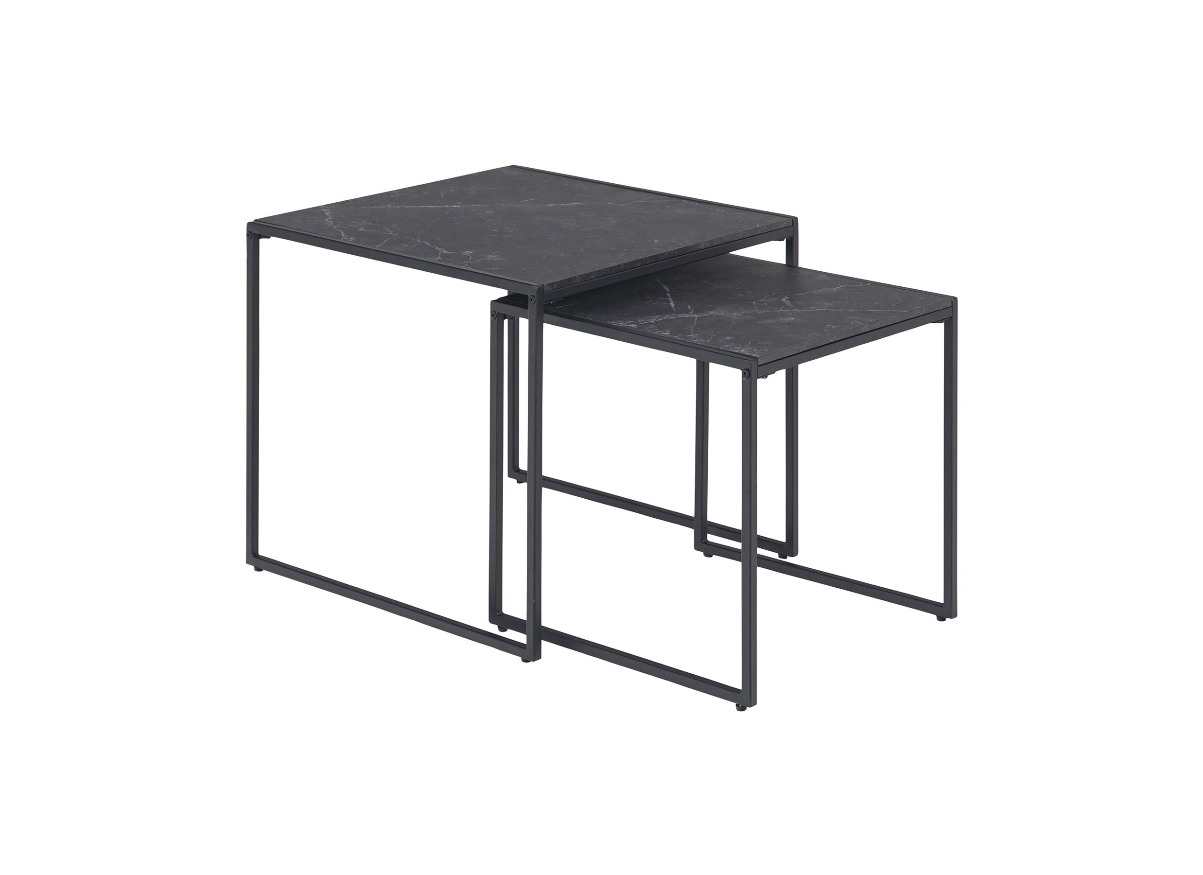 Bijzettafel 50x50cm, set van 2