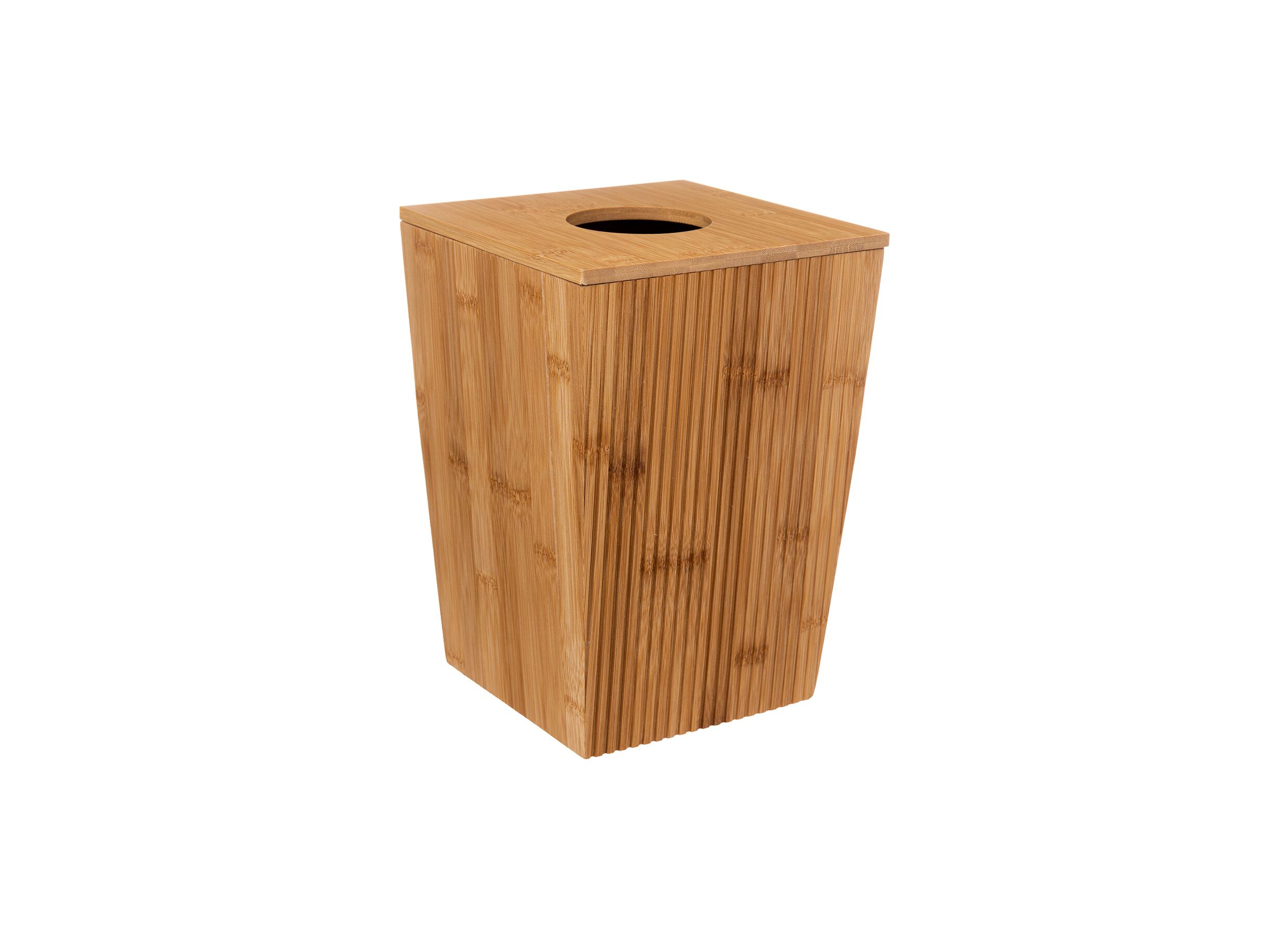 Poubelle Bambou 6L brun - Poubelle Bambou 6L brun