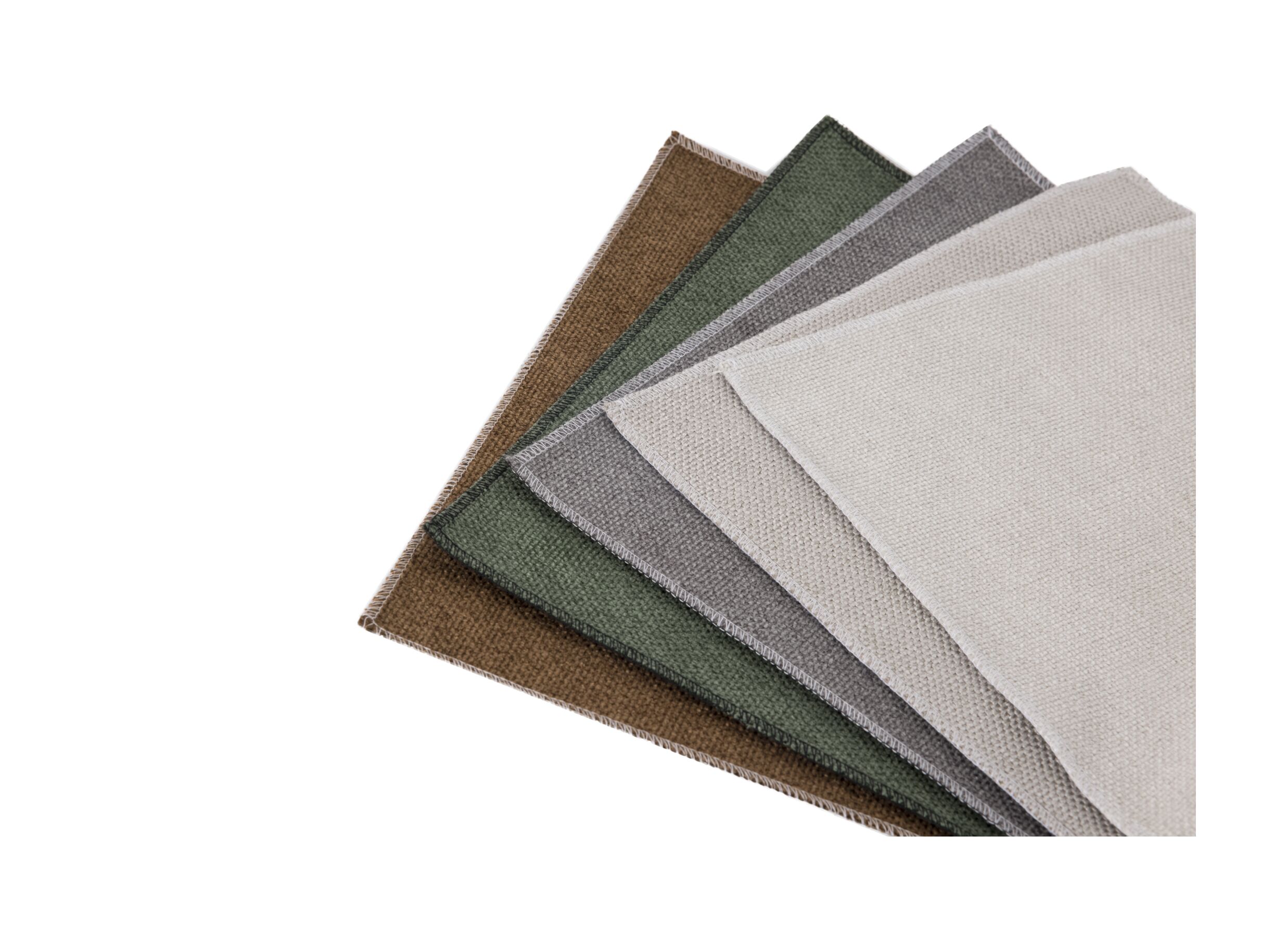 Kleurstaal - Hoeksalon Enjoy 227x161cm - stof - beige