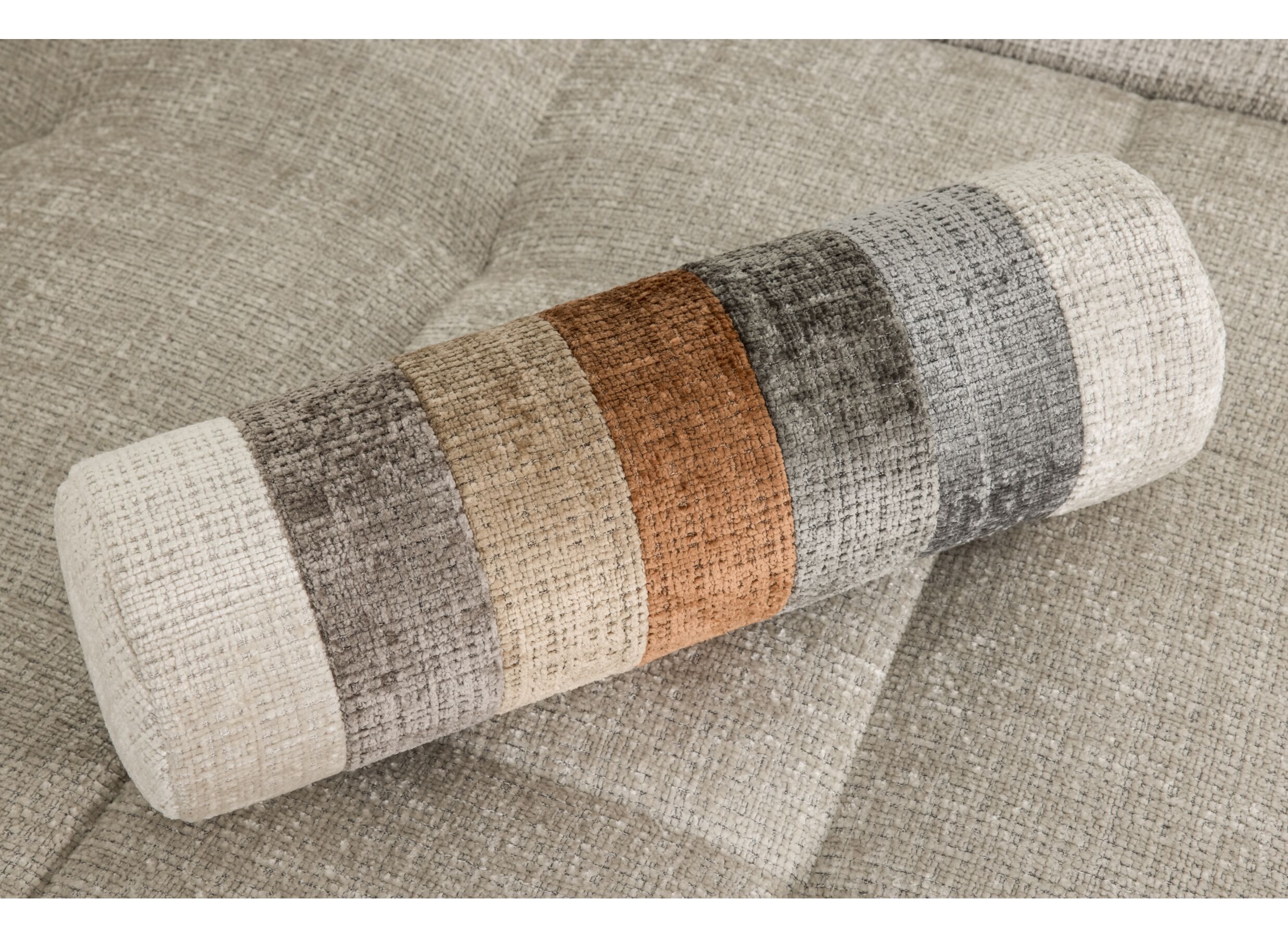 Kleurstaal - Hoeksalon Lex 284x159cm - stof - greige