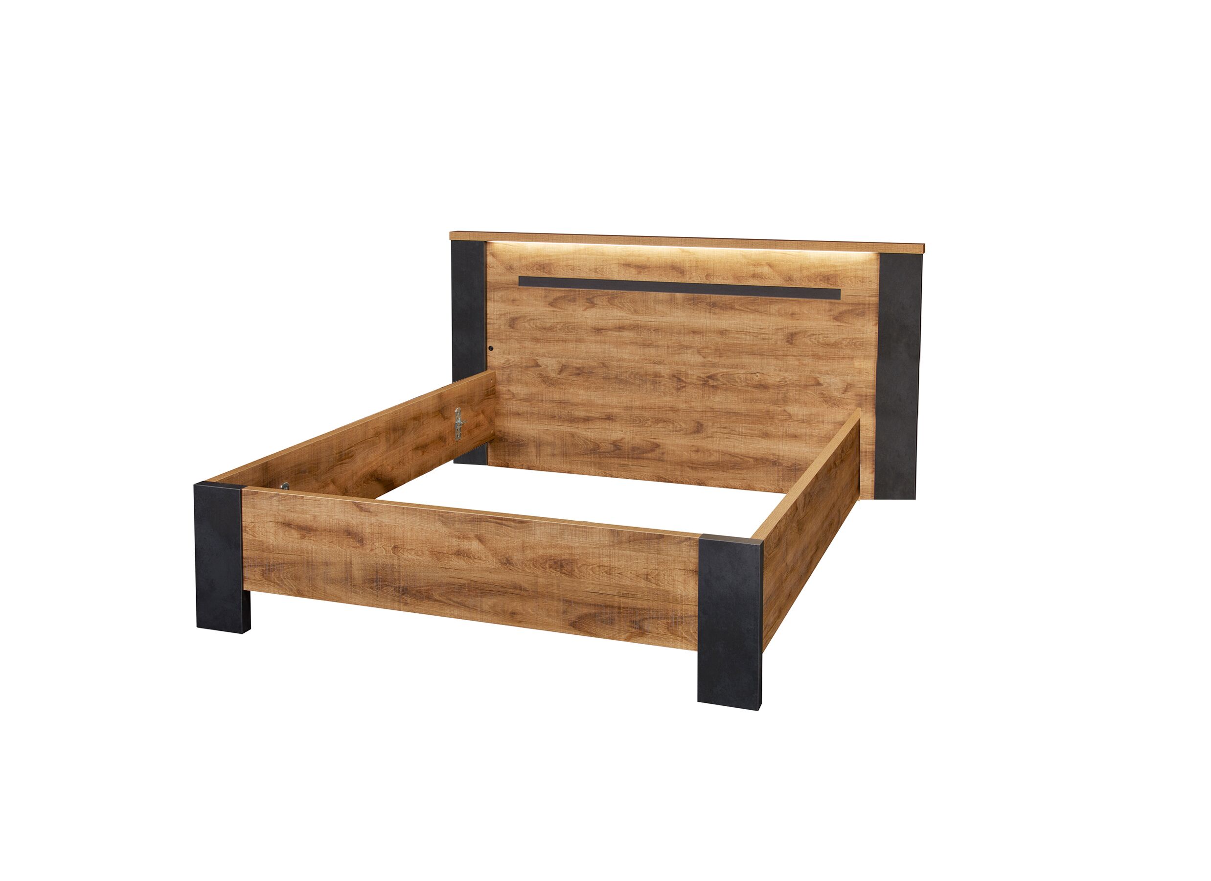 Hoofdfoto - Bed Pauline 180x200cm bruin