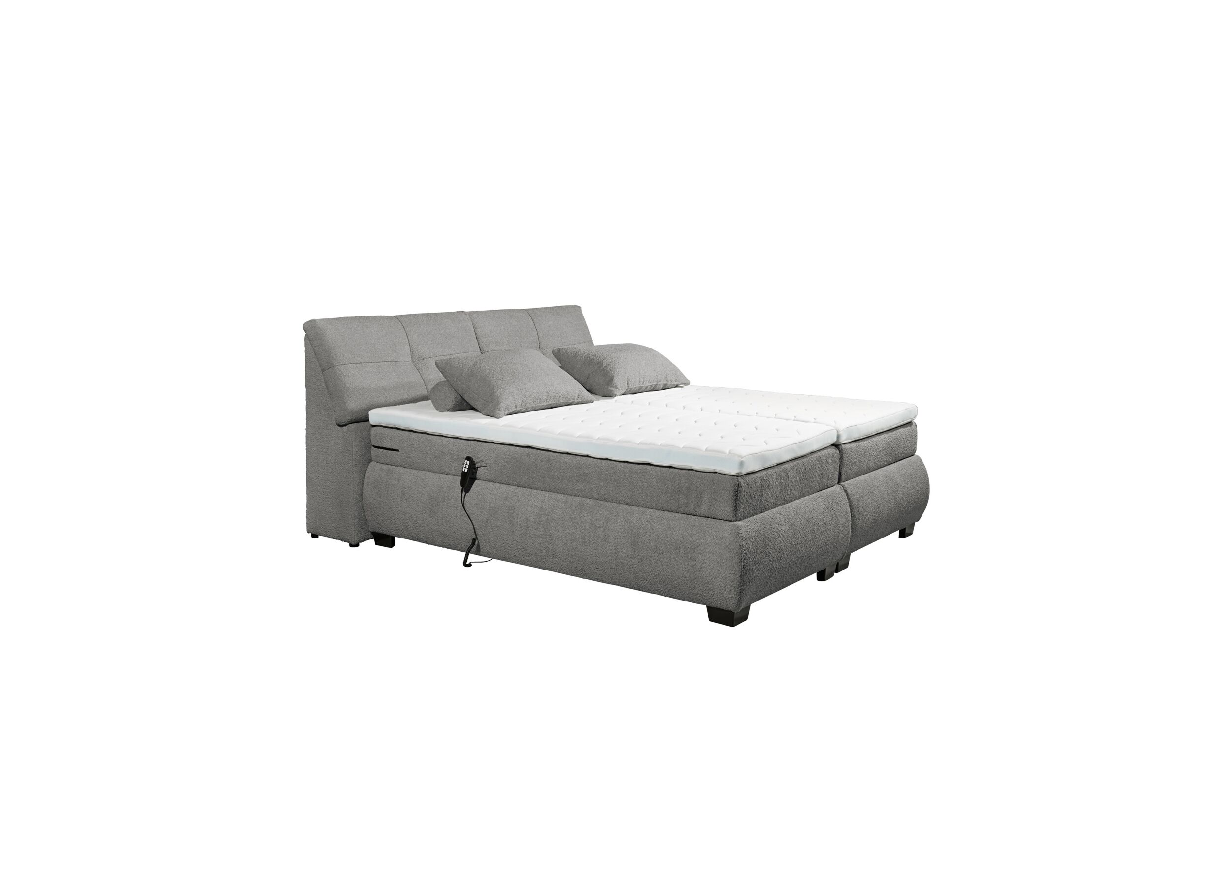 Aperçu - Boxspring Reynosa Gel 180x200cm avec rangement/électrique graphite