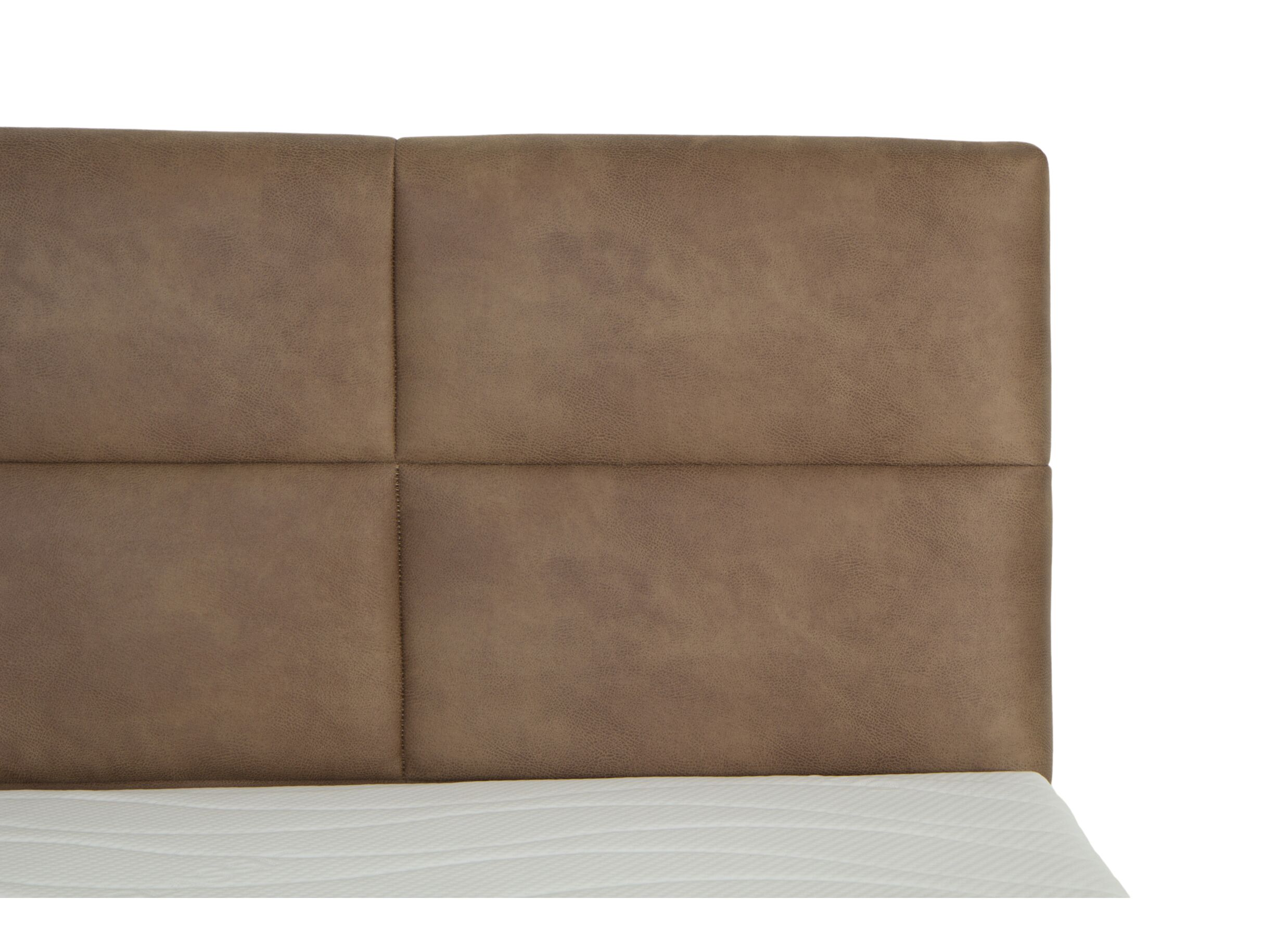 Detail - Boxspring Skagen 180x200cm similicuir cognac